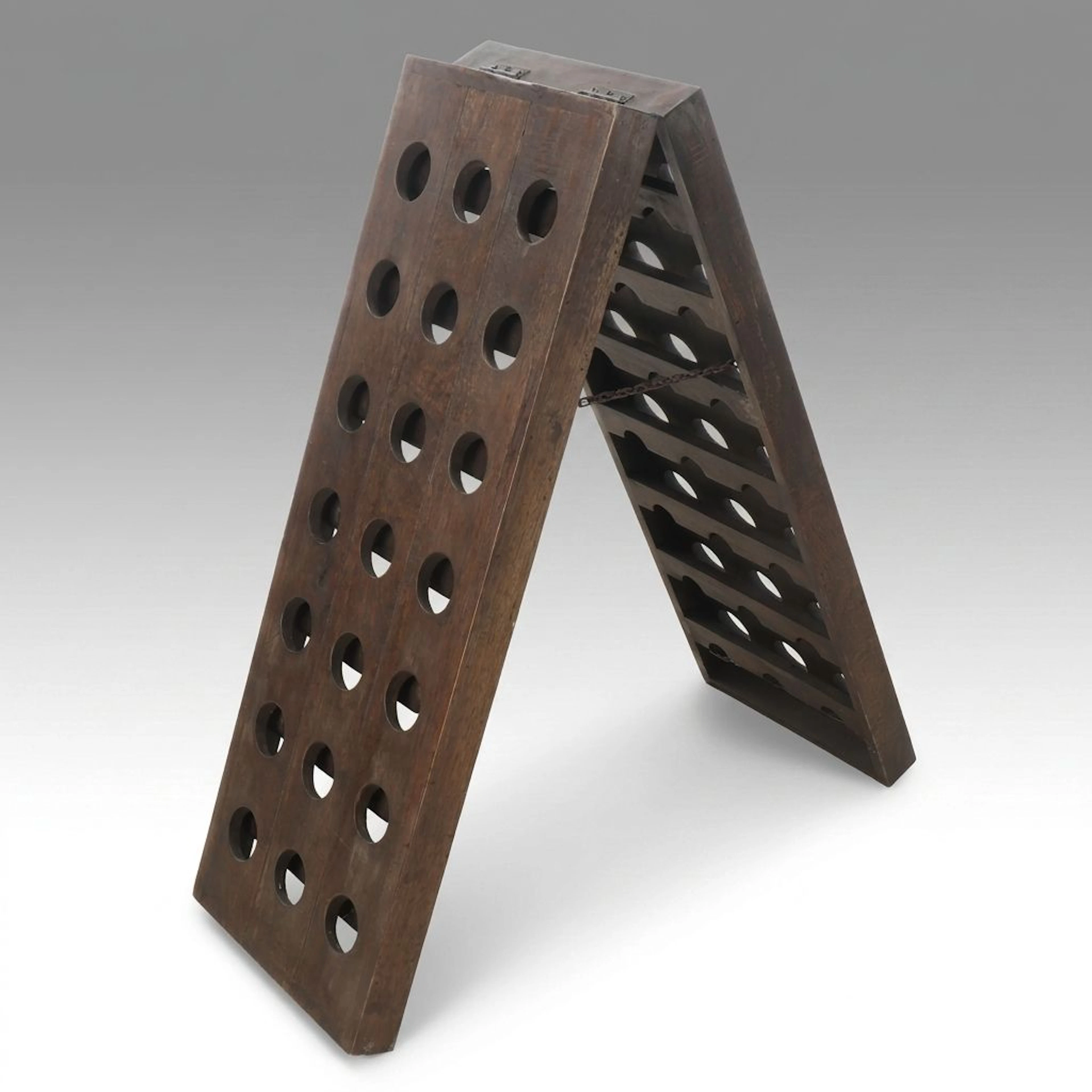 Wooden Sparkling Wine Riddling Rack, 20th Century