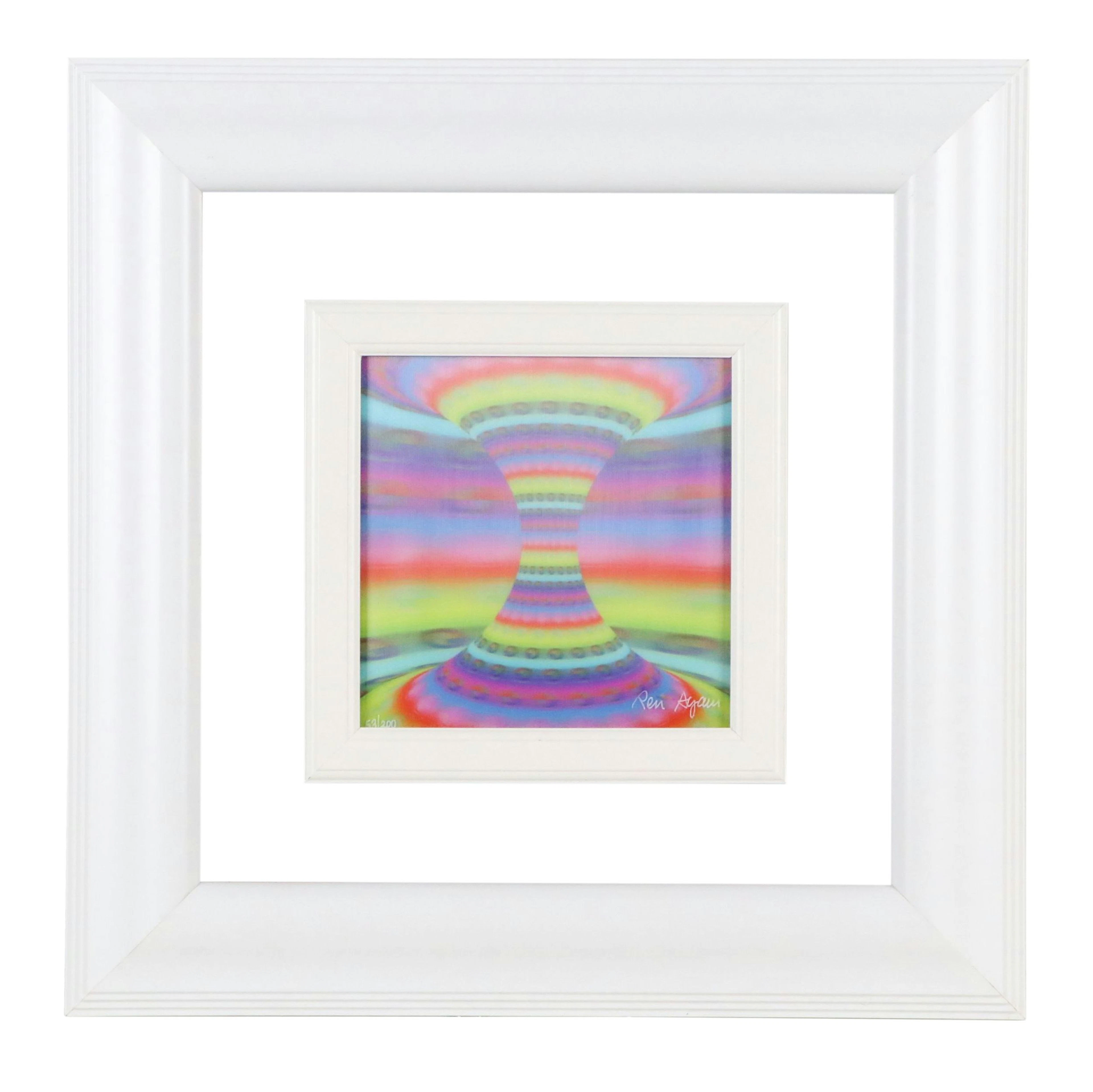 Ron Agam Kinetic Op Art Agamograph "General Relativity"