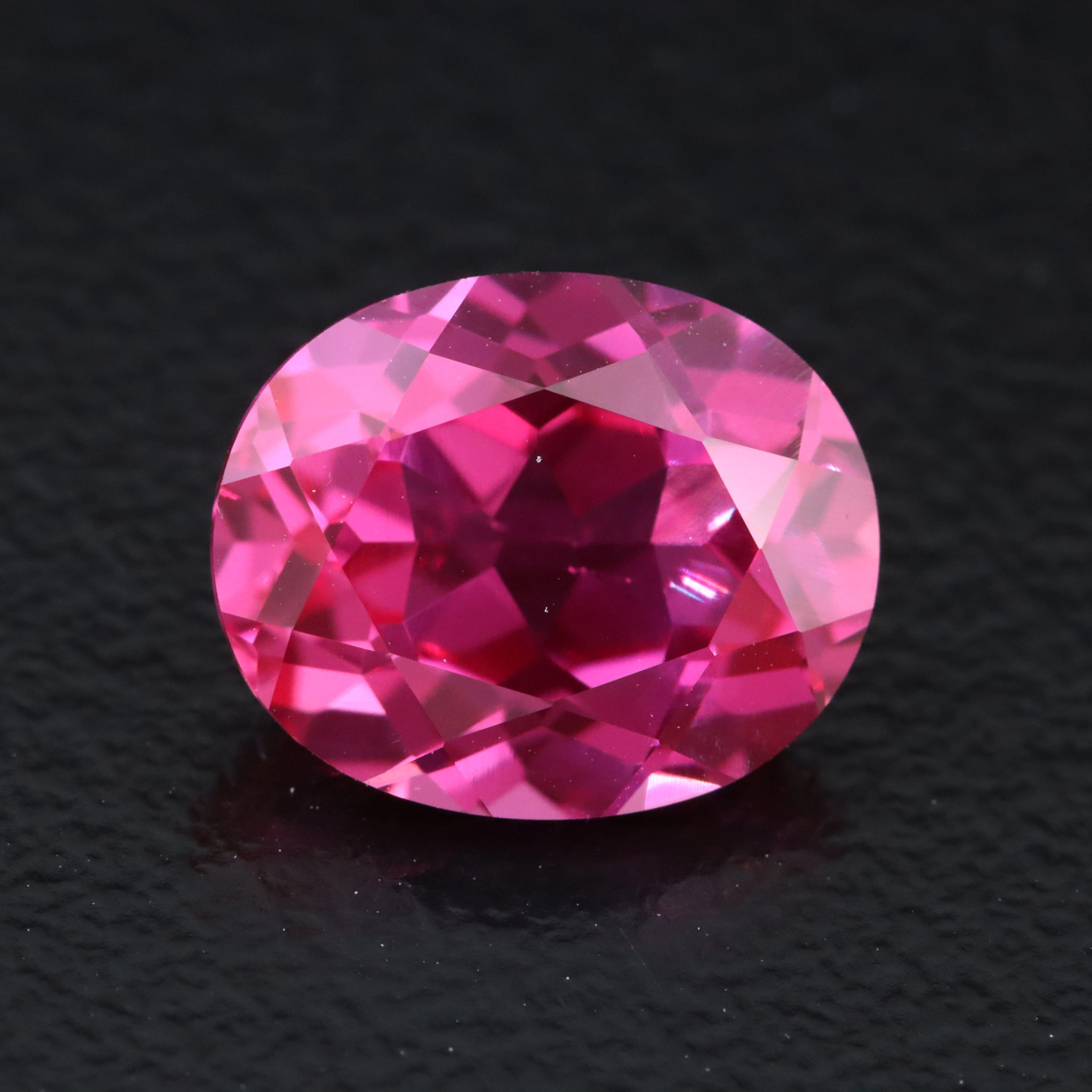 Loose 4.91 CT Lab Grown Pink Sapphire