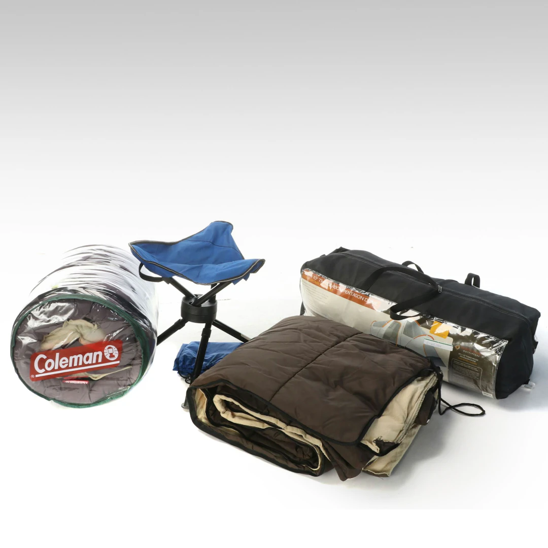 Northeast Outfitters Eight-Person Tent with Other Camping Gear
