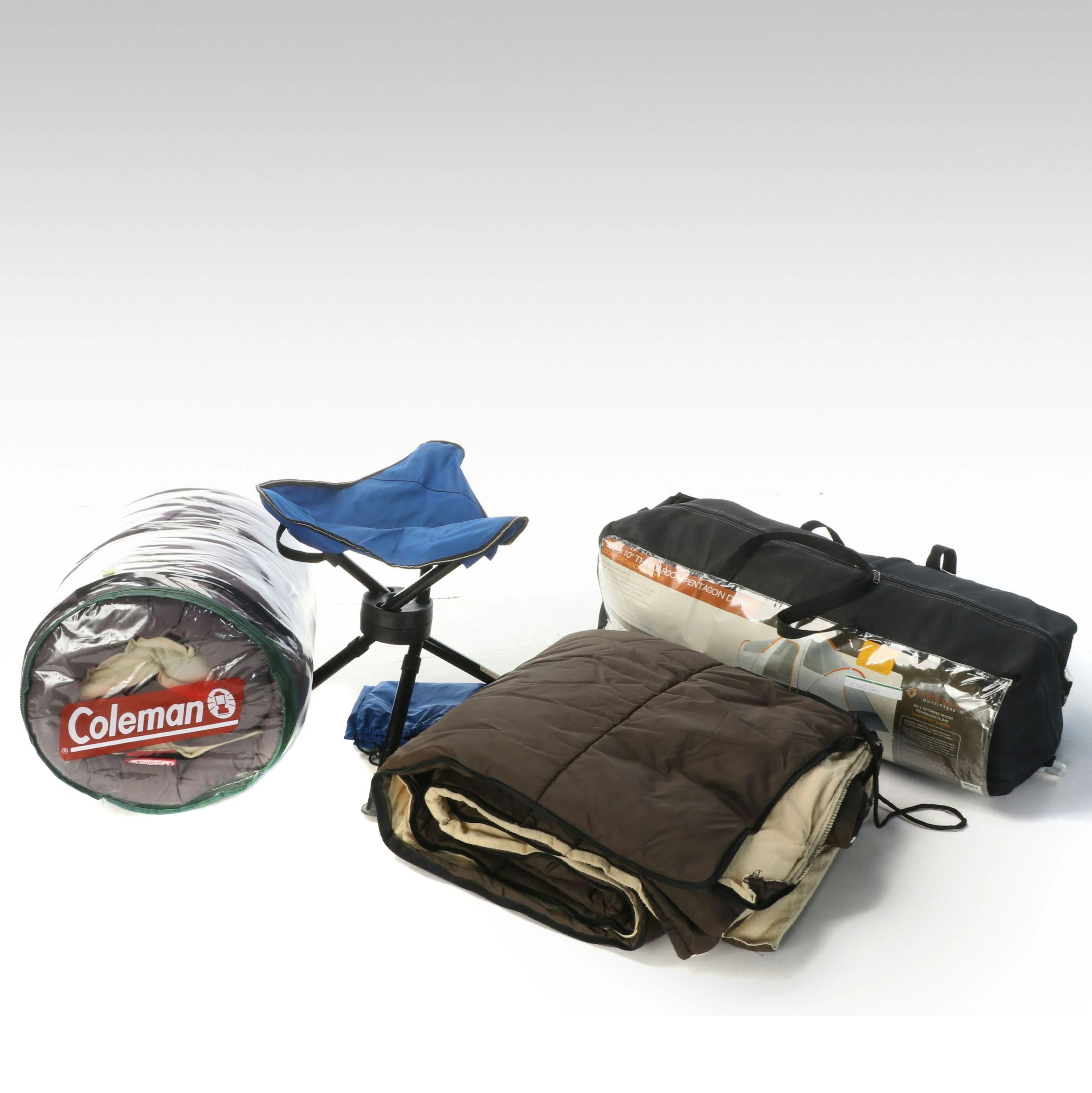 Northeast Outfitters Eight-Person Tent with Other Camping Gear
