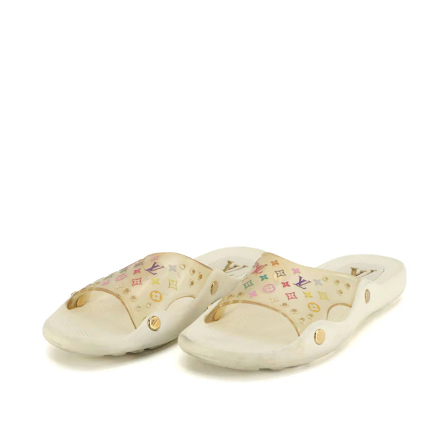 Louis Vuitton Multicolore Monogram Jelly Slide Sandals