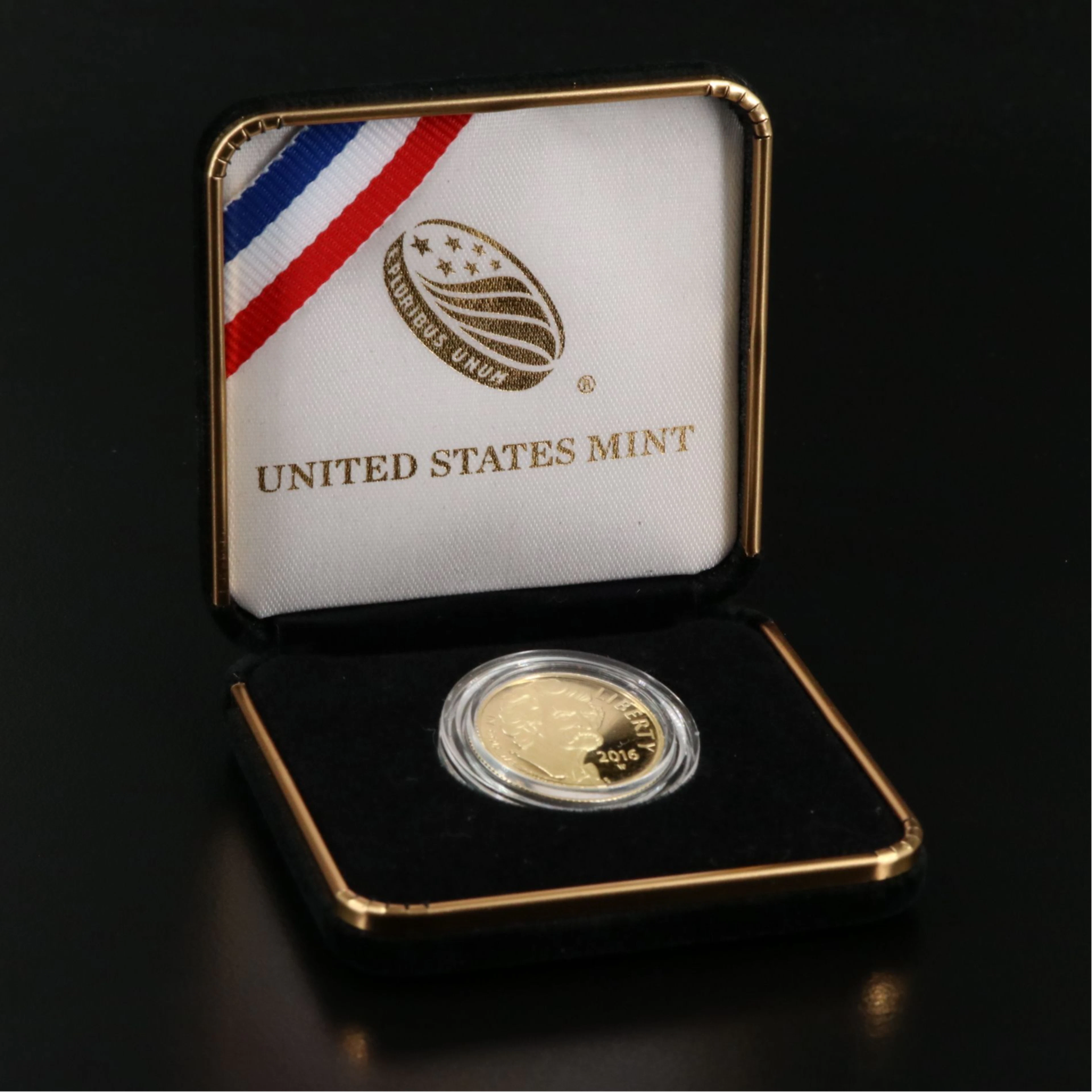 2016 Mark Twain Commemorative $5 Proof Gold Coin