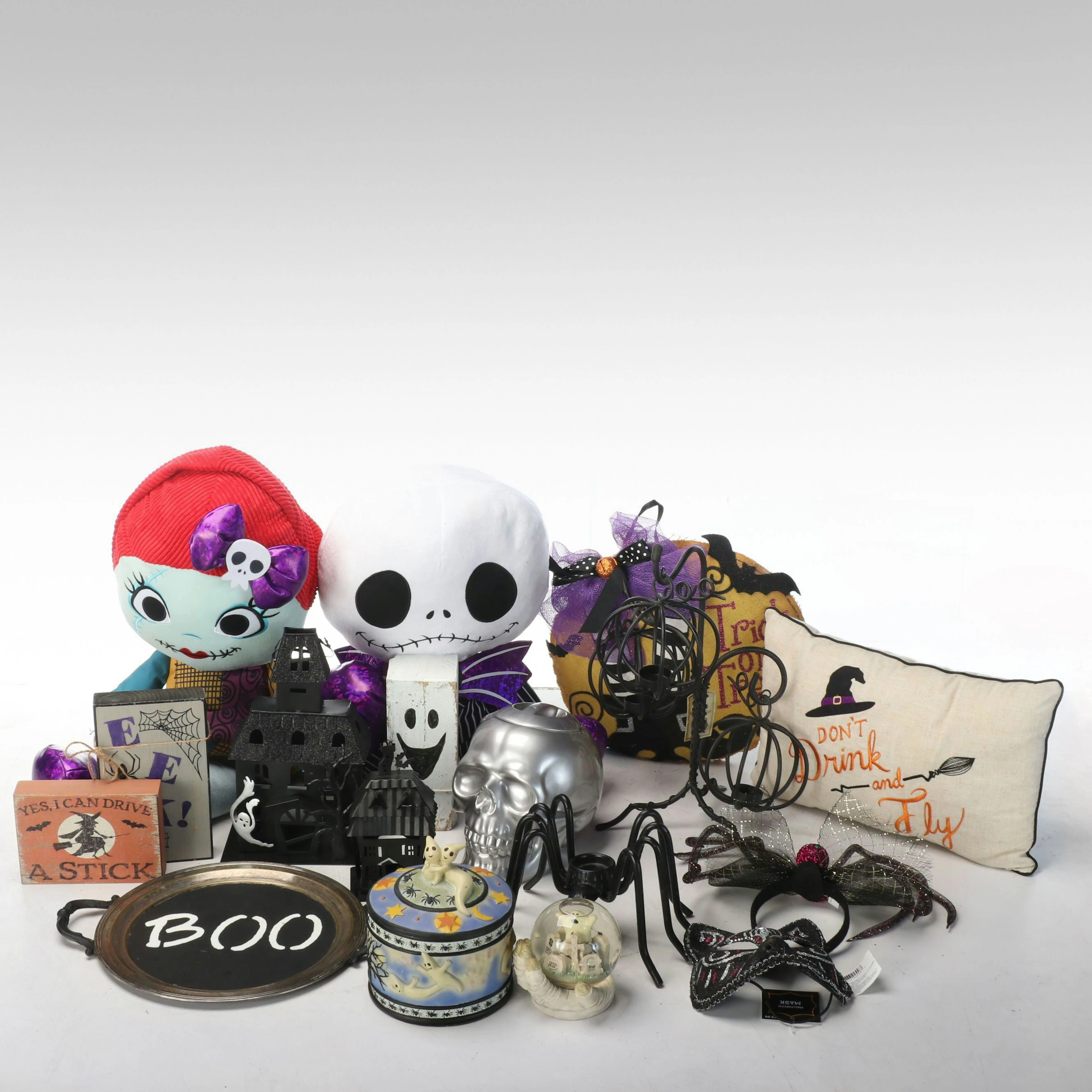 Disney "The Nightmare Before Christmas" Plush Dolls and Other Halloween Décor