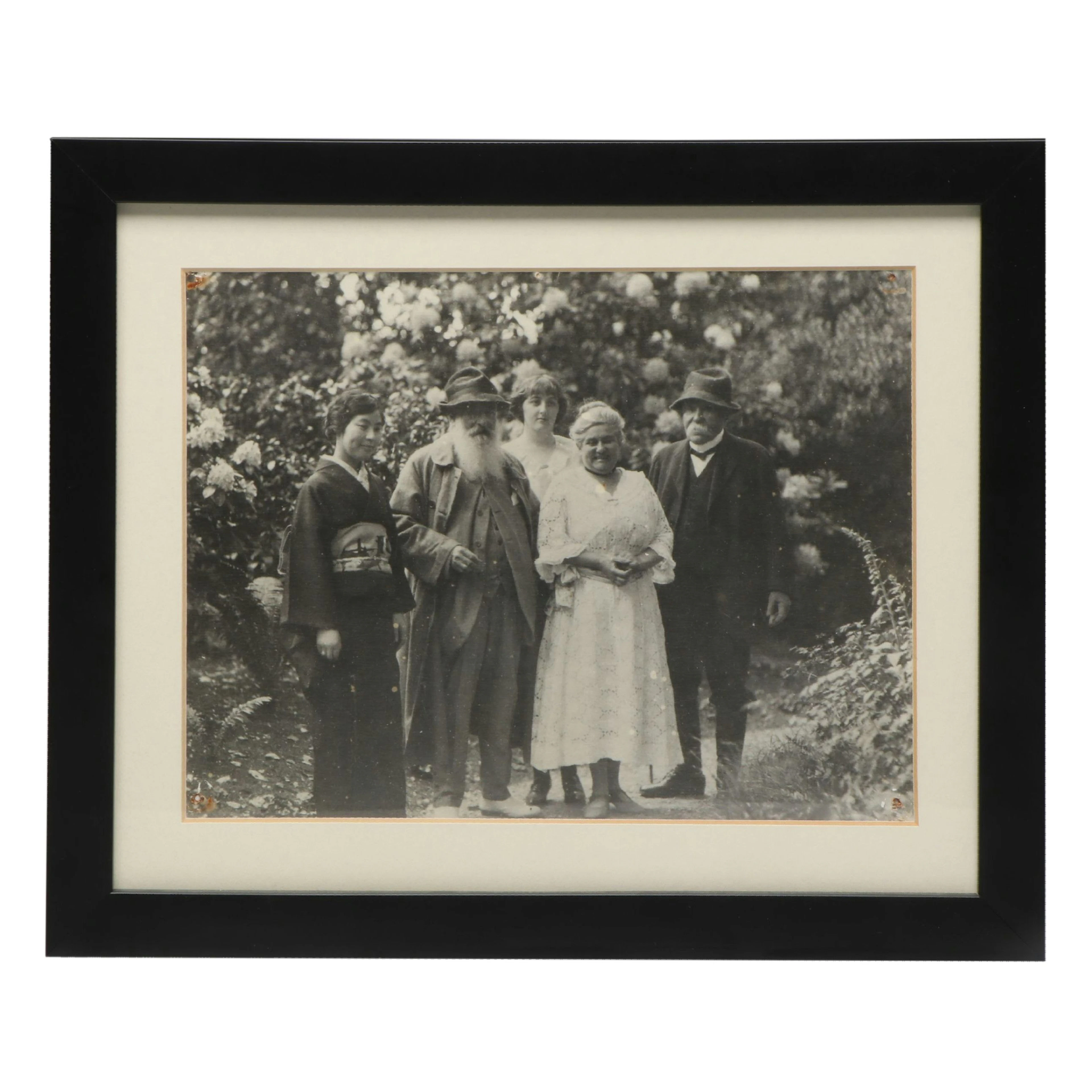 Framed Silver Gelatin Photograph of Claude Monet