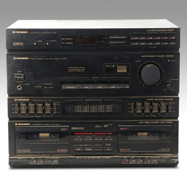 Pioneer RX-511 Stereo Cassette Tape Deck Receiver System