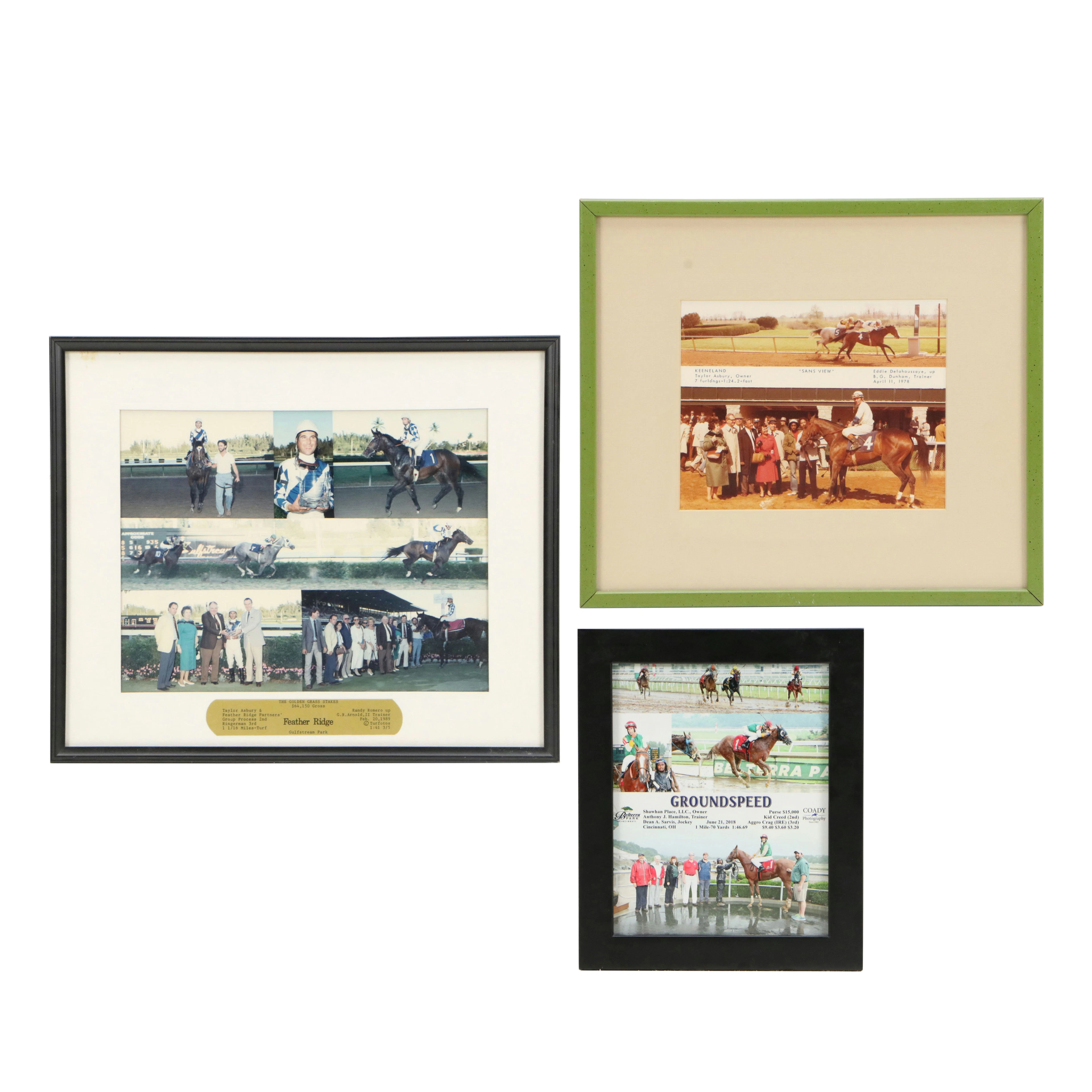 Keeneland, Gulfstream Park Stakes, Belterra Photo Collage Horse Racing Winners