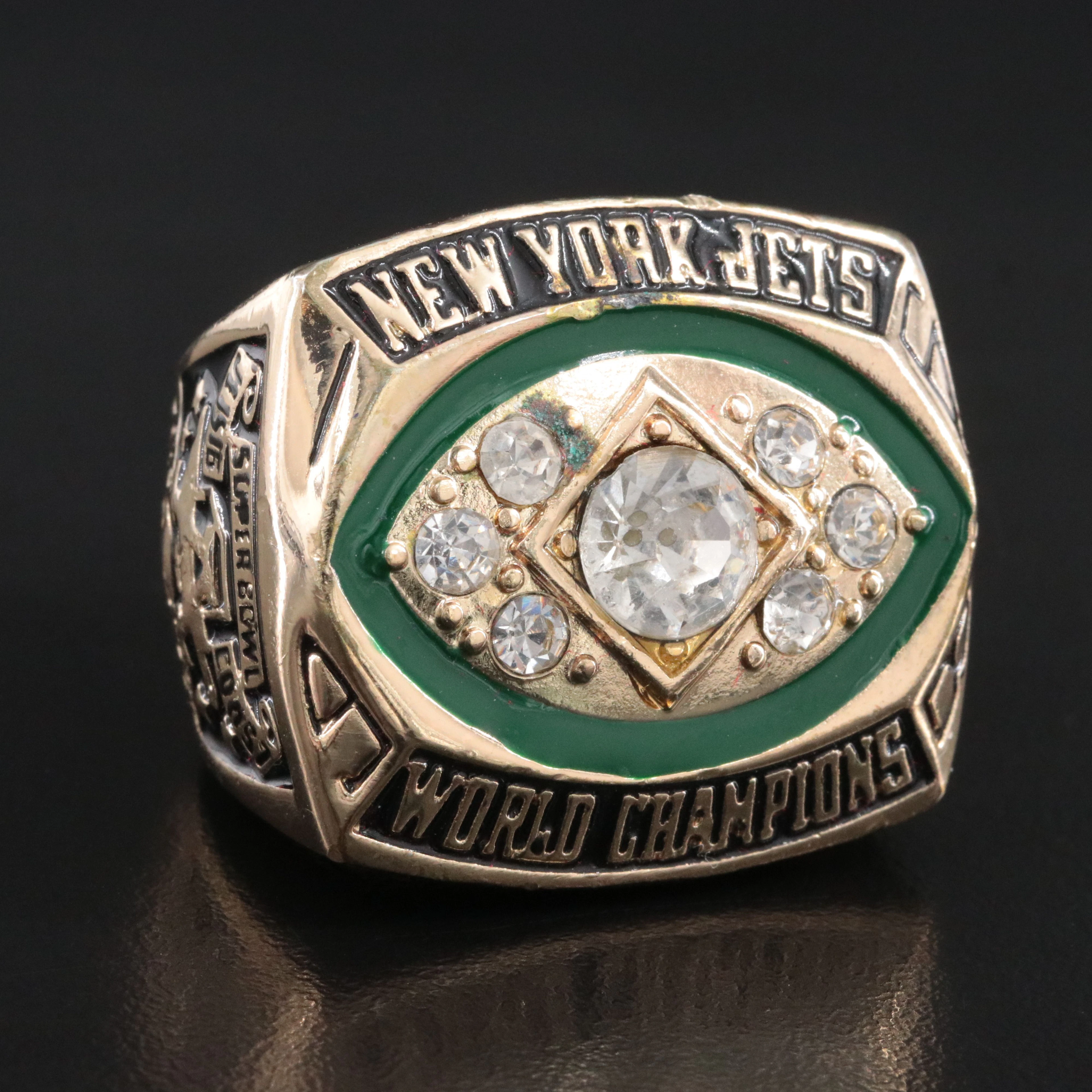 New York Jets Replica Football Championship Ring