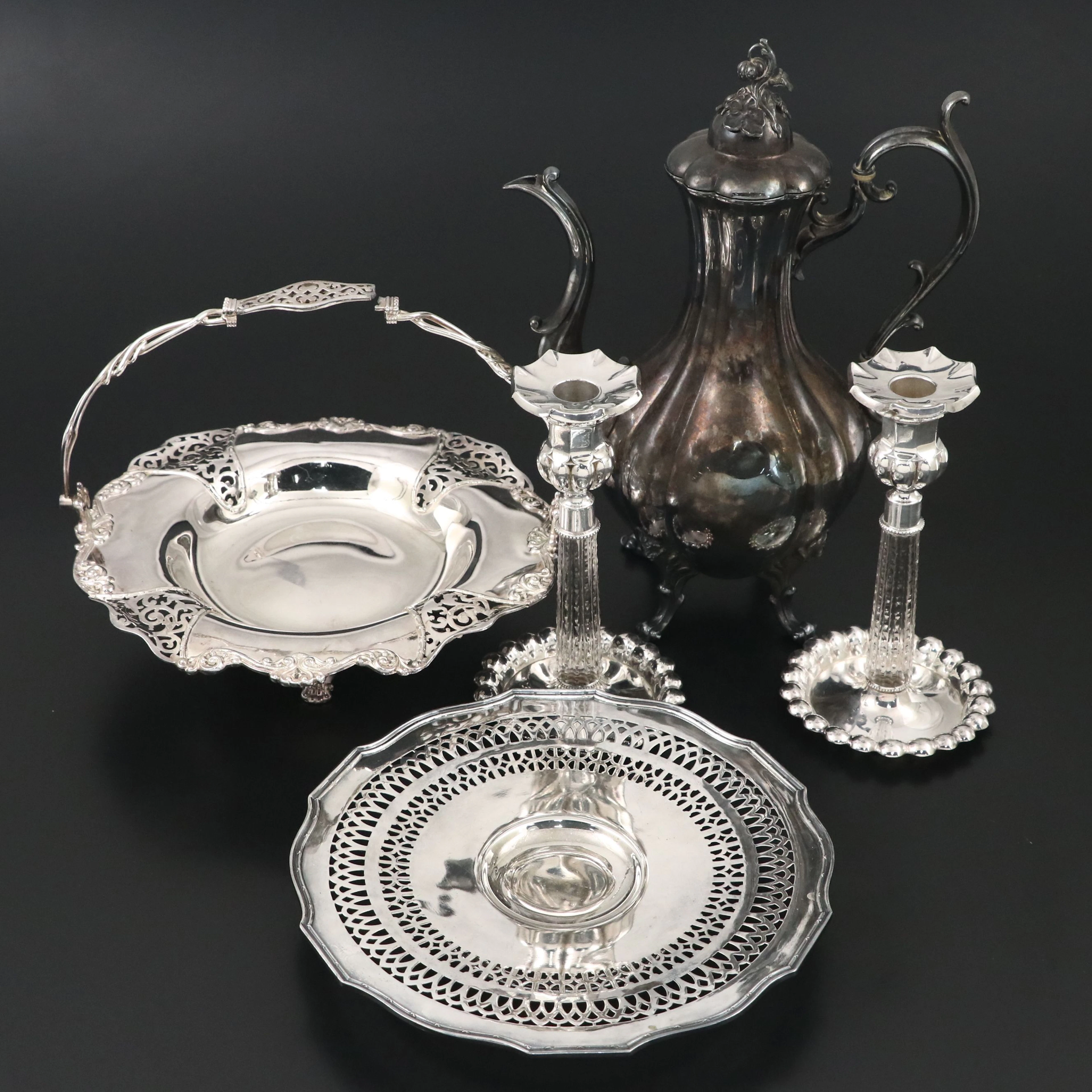 Reed & Barton Coffee Pot and More Silver Plated Tableware