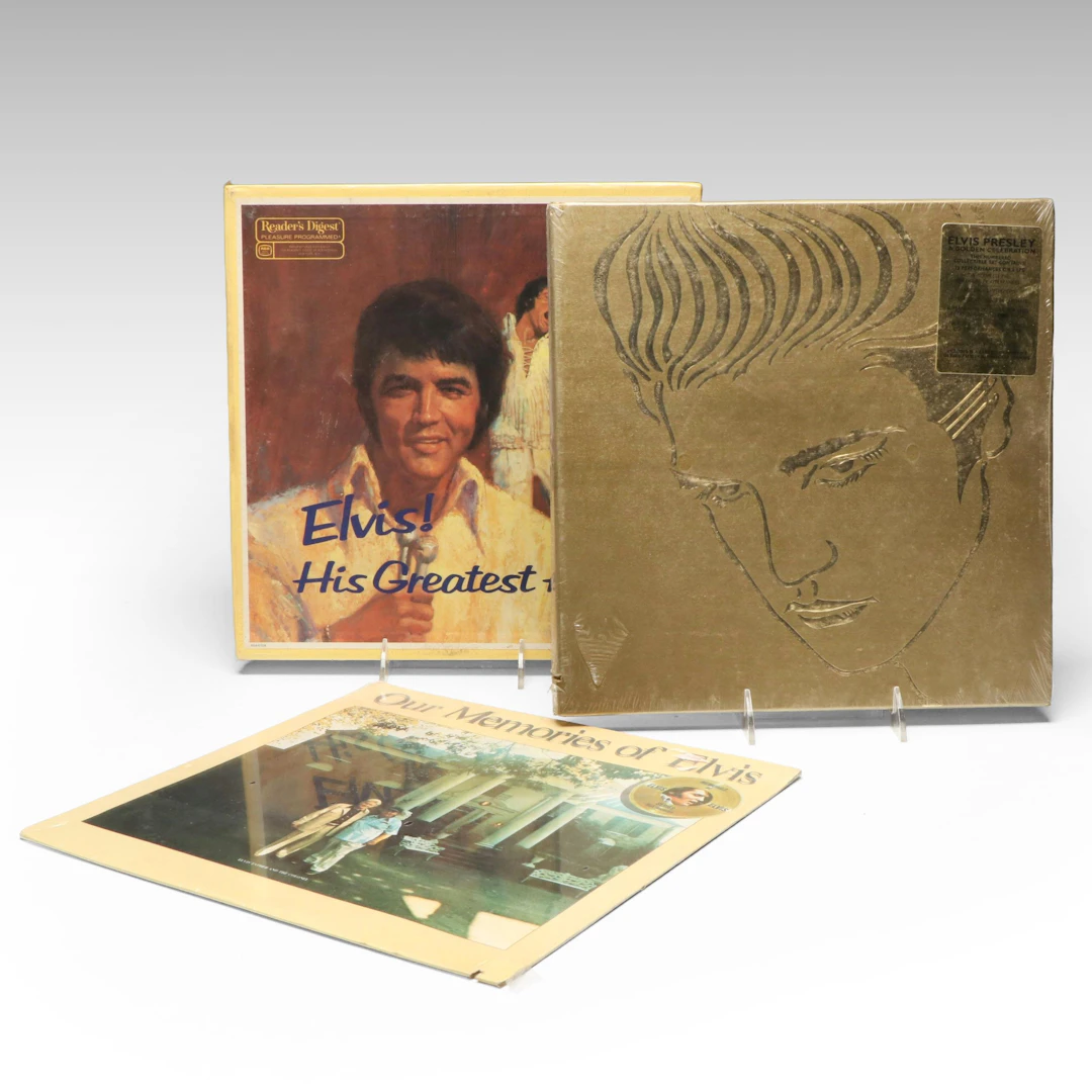 Collector's Edition "Elvis! His Greatest Hits" Set and More Elvis Vinyl Records