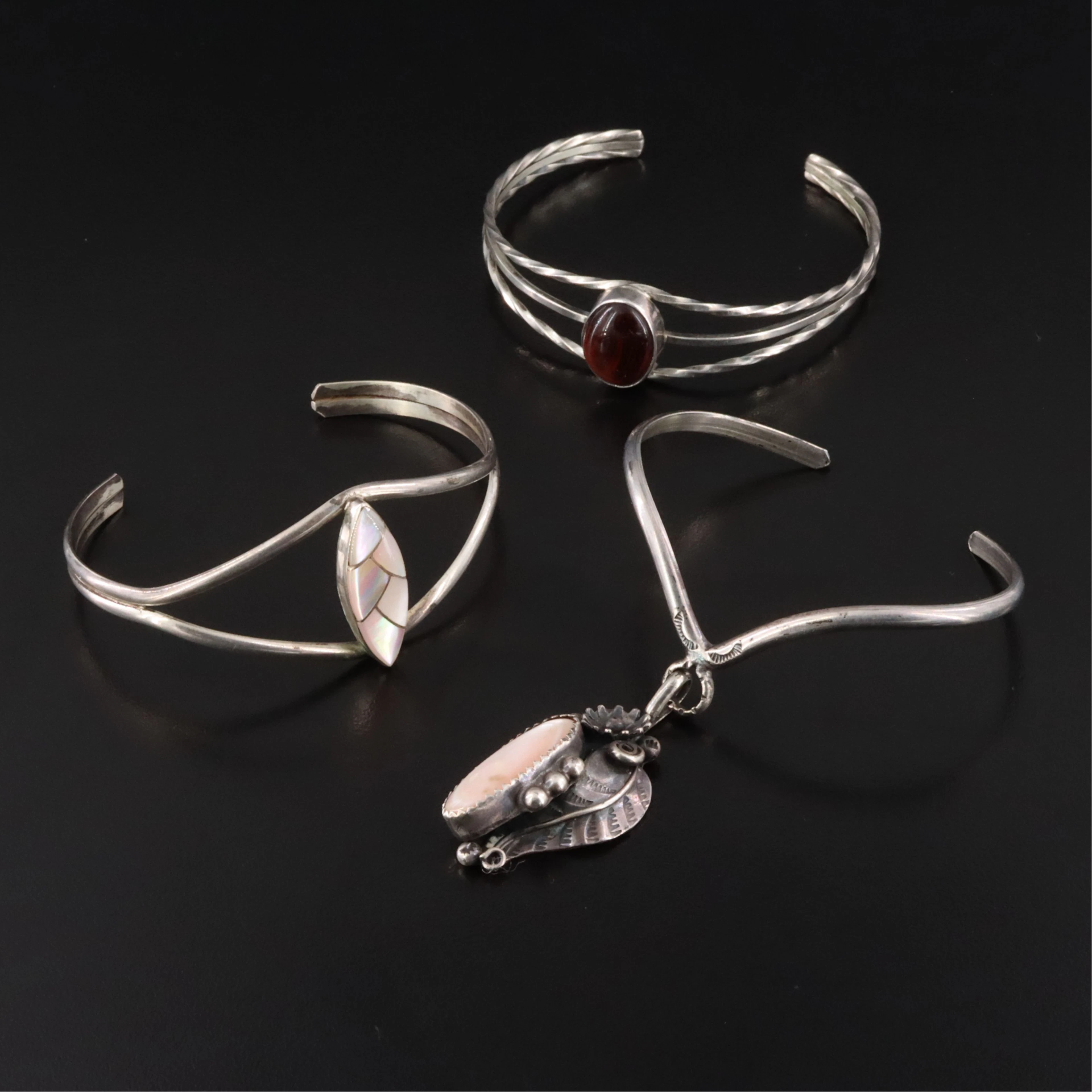 Sunburst Handcrafts Inc. Featured in Southwestern Sterling Cuffs