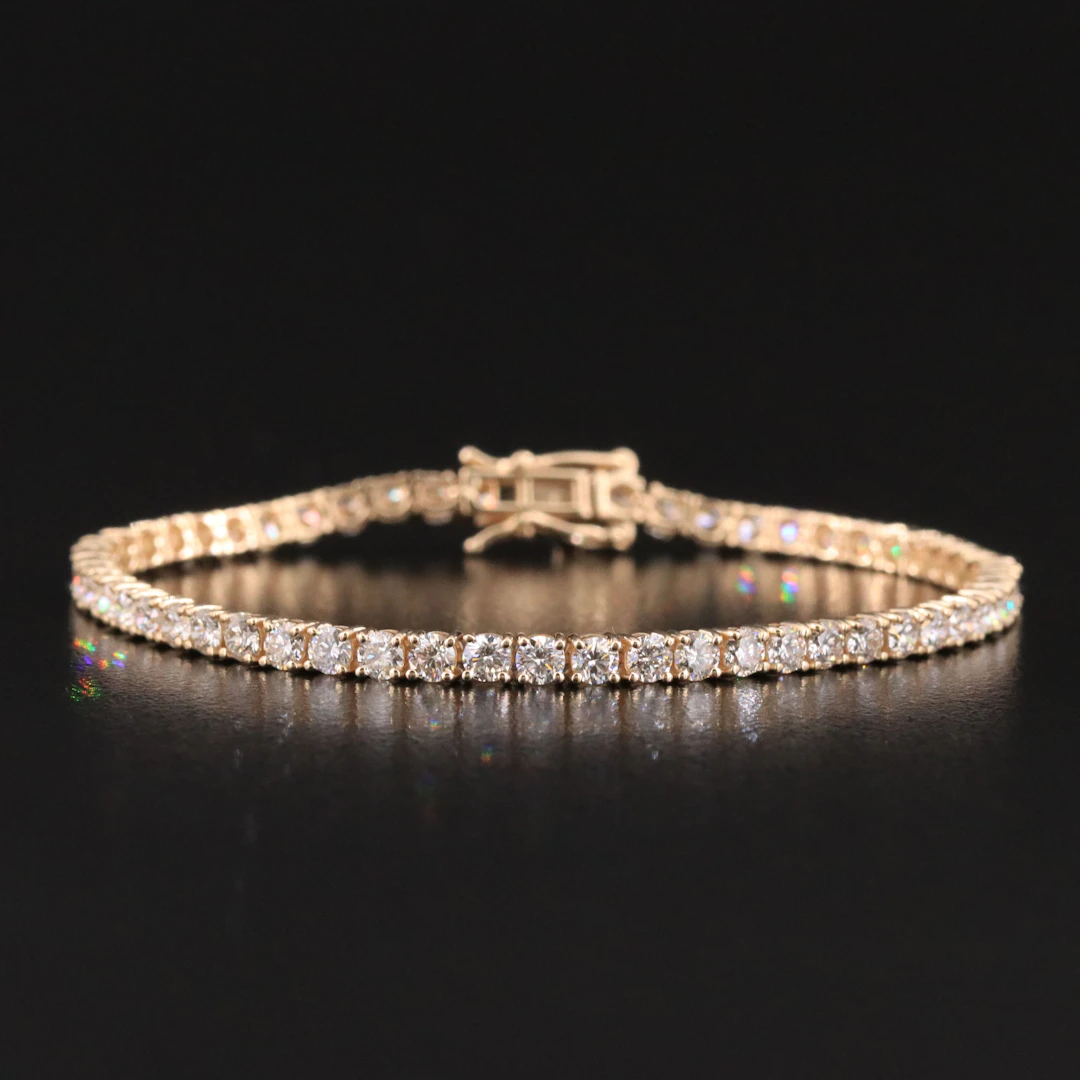 14K 5.65 CTW Diamond Line Bracelet