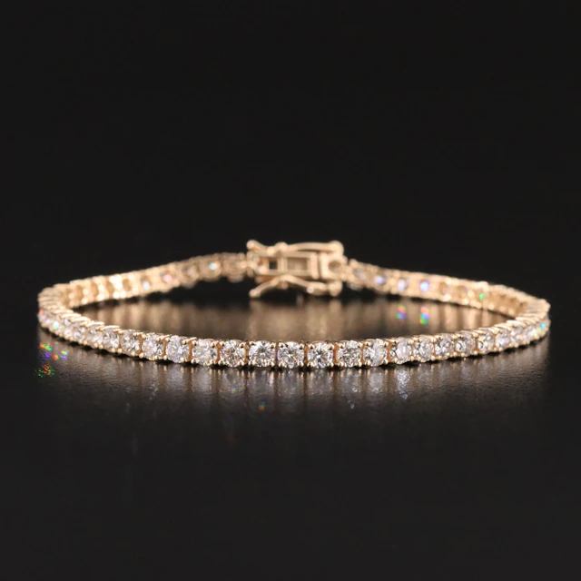 14K 5.65 CTW Diamond Line Bracelet