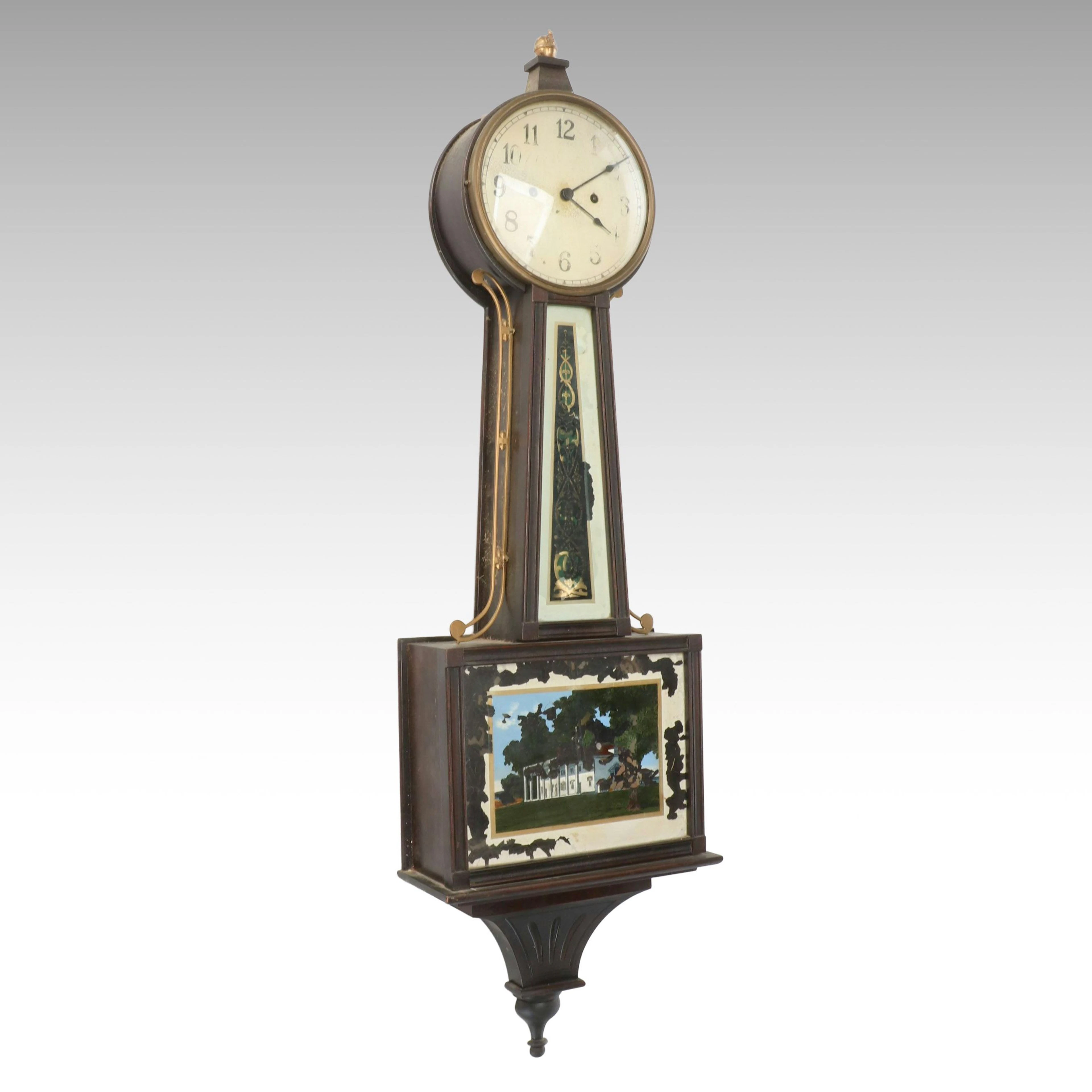 New Haven Clock Company Banjo Wall Clock