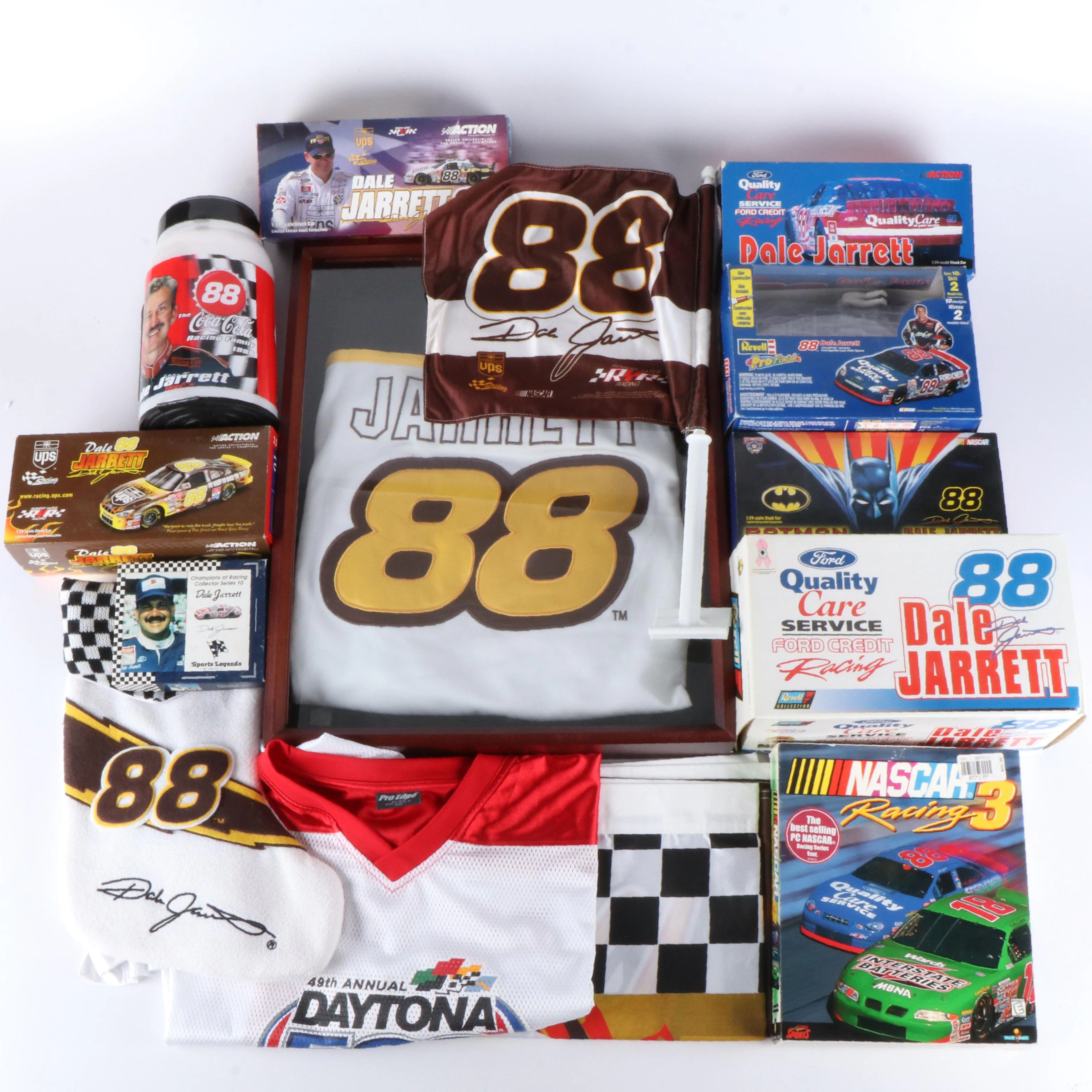 Collection of Dale Jarrett NASCAR Memorabilia and Related Items