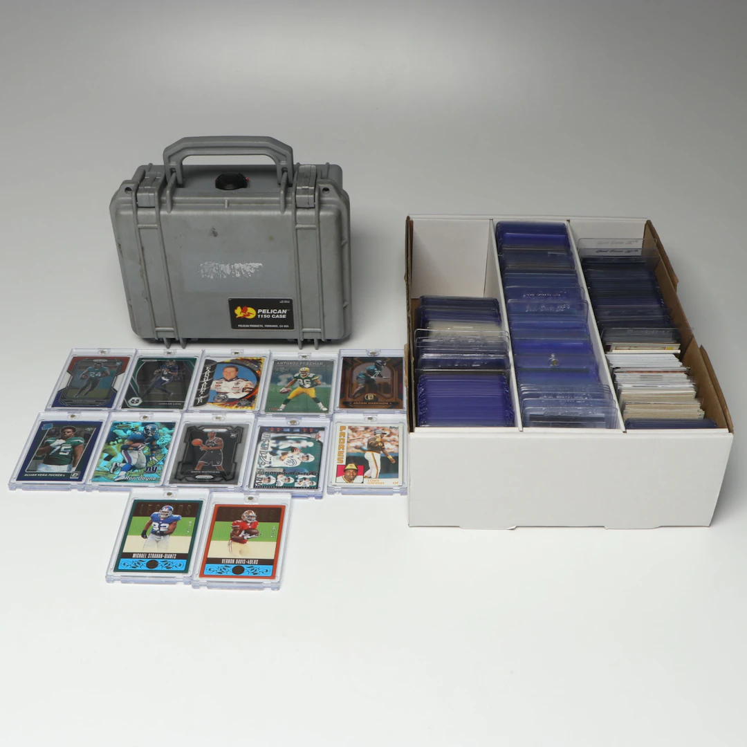 Sports Trading Card Collection with Pelican Travel Case