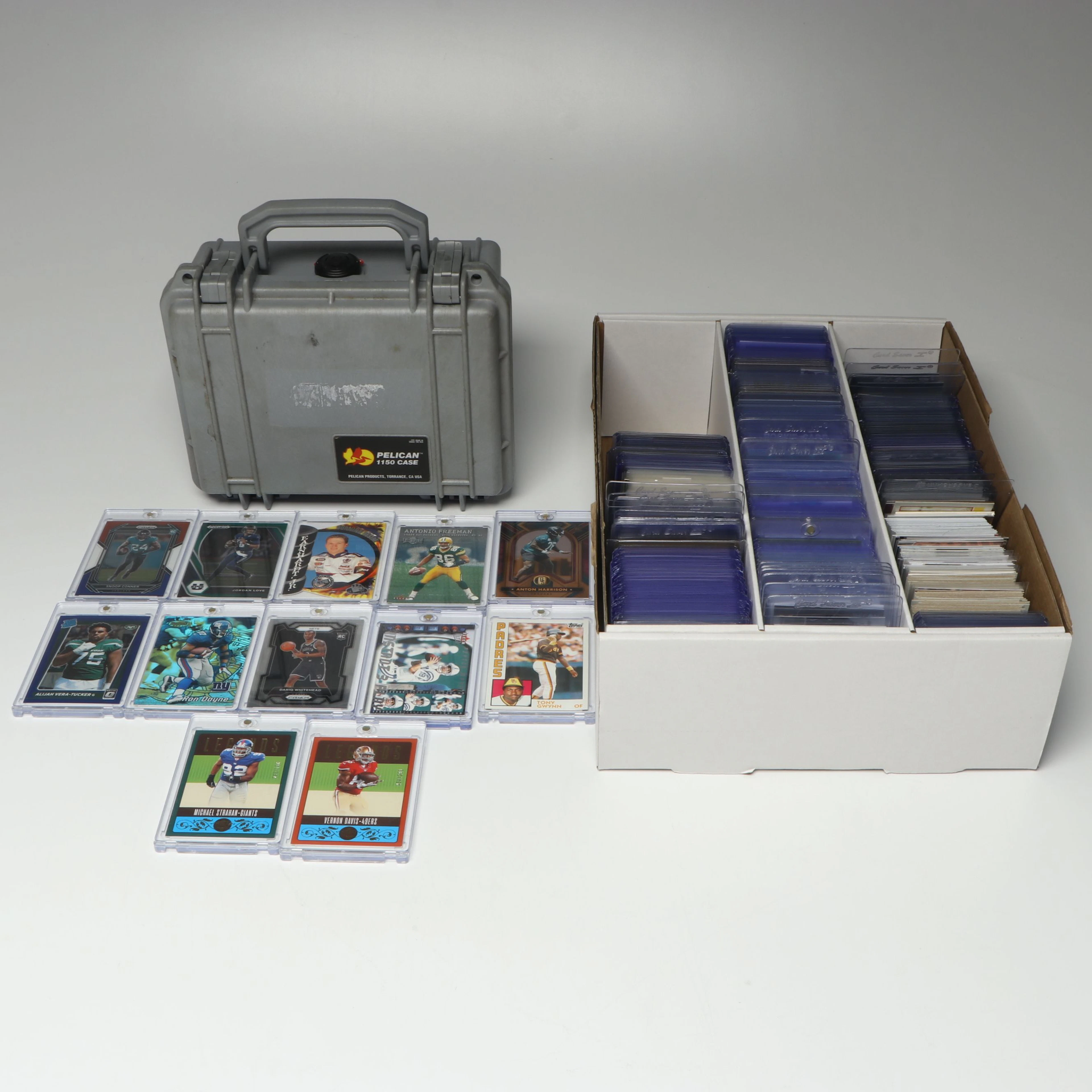 Sports Trading Card Collection with Pelican Travel Case