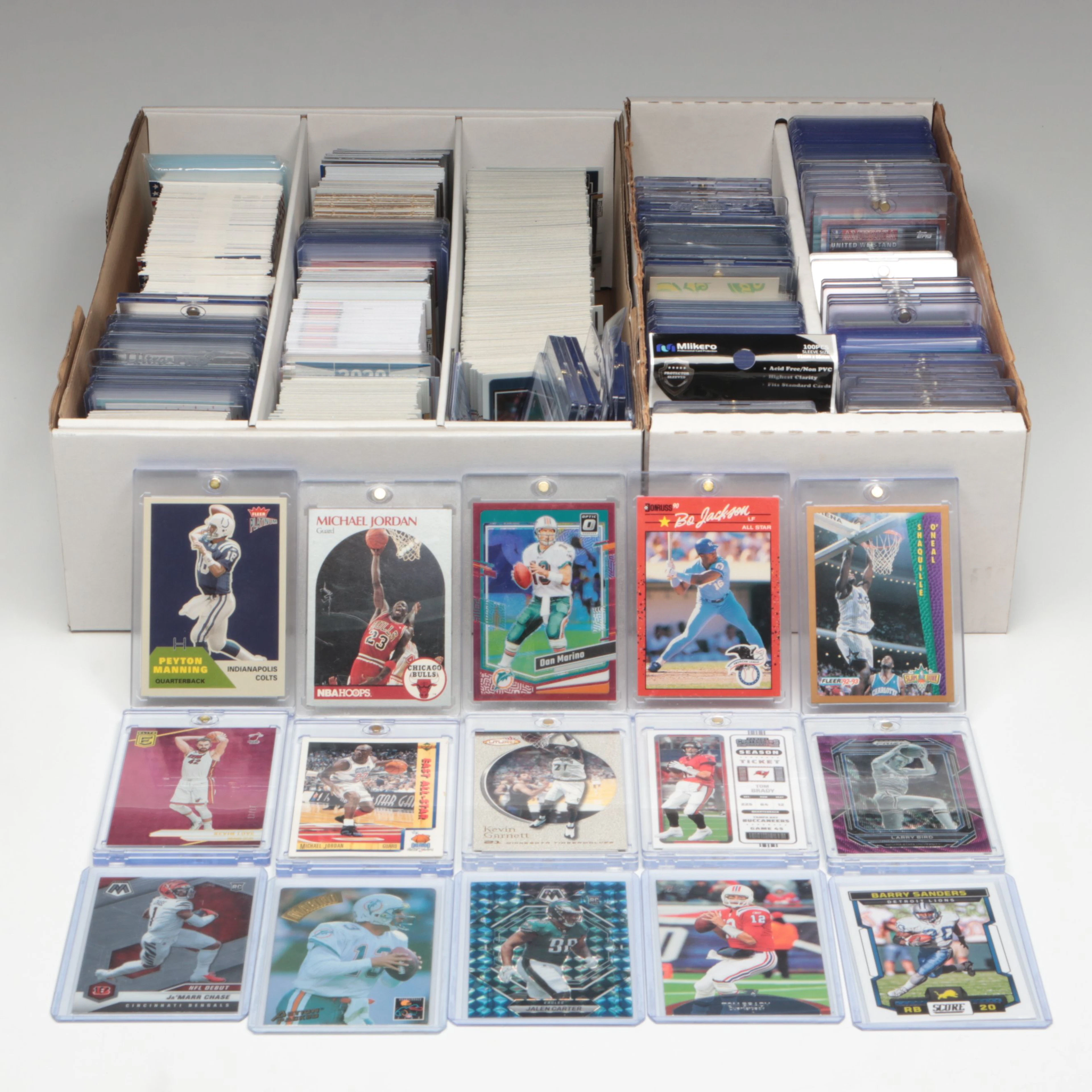 Prizm with Other Sports Cards Featuring Michael Jordan, Tom Brady, and More