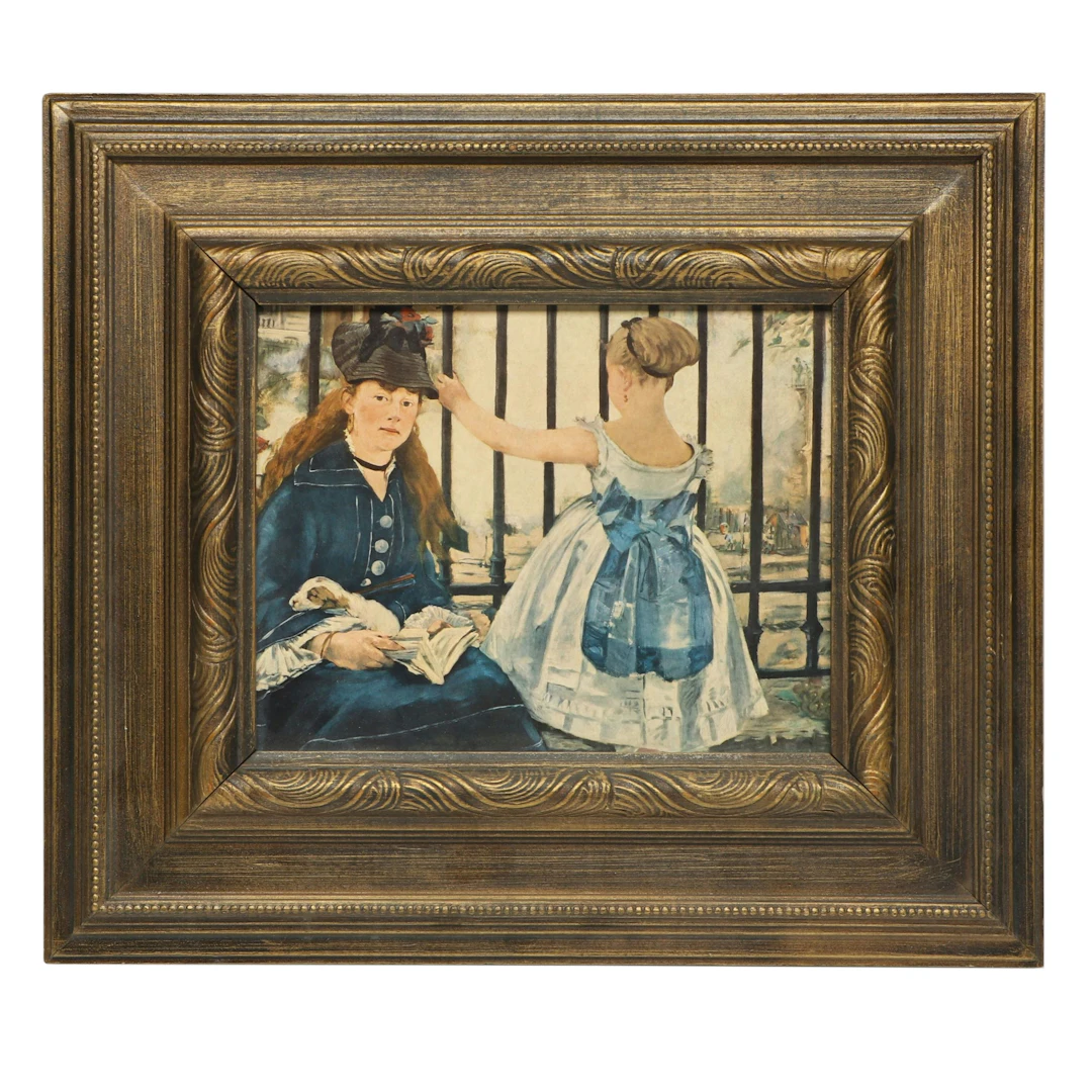 Framed Reproduction of "Gare Saint-Lazare" by Édouard Manet, 1873