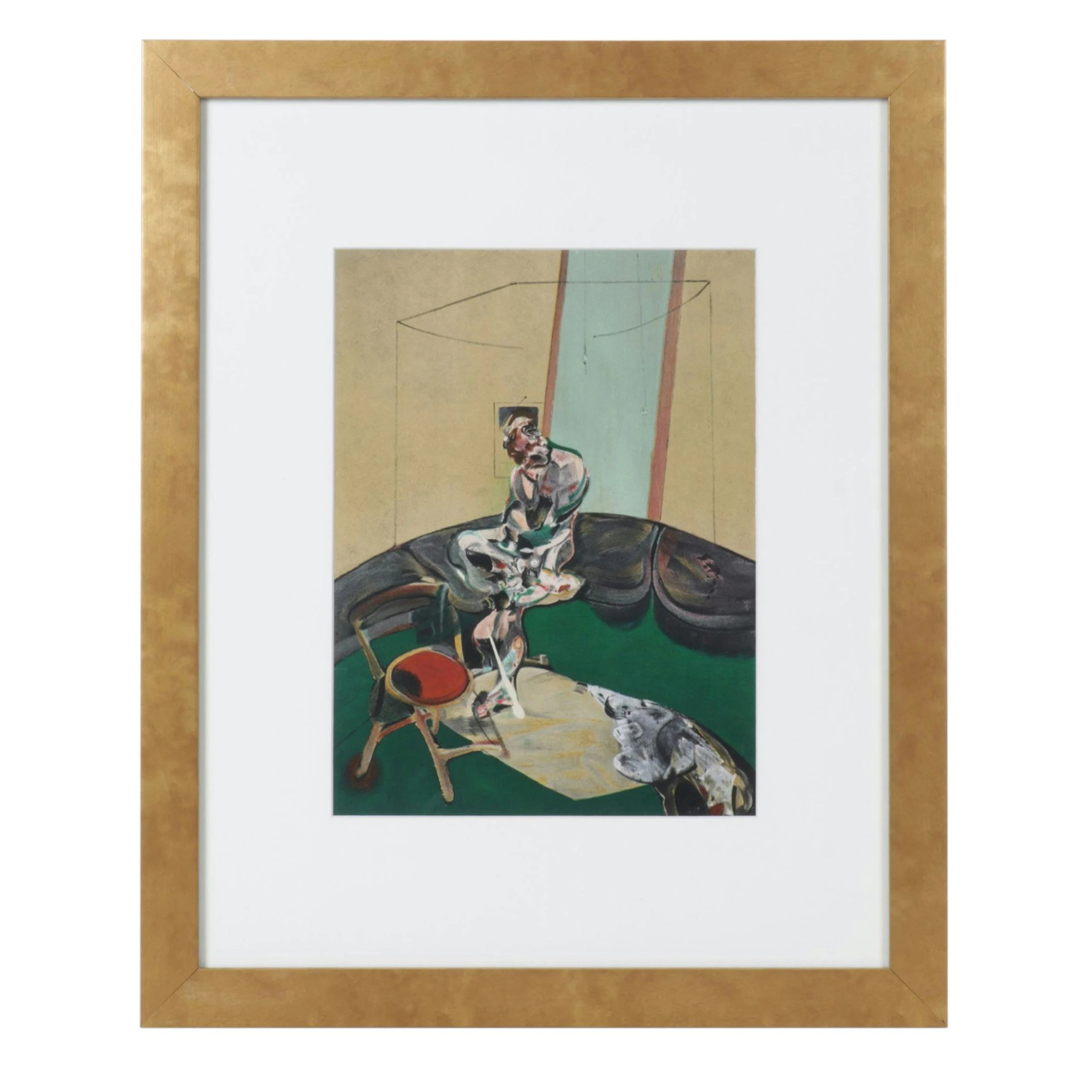 Francis Bacon Color Lithograph "Portrait of George Dyer Talking," 1966
