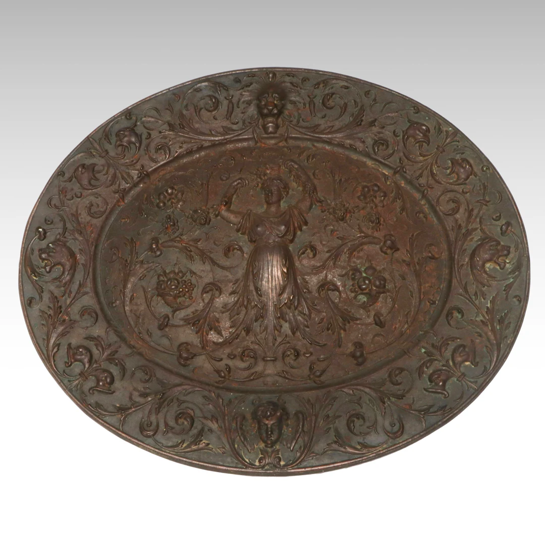 American Radiator Co. Cast Iron Wall Plate, Late 19th Century