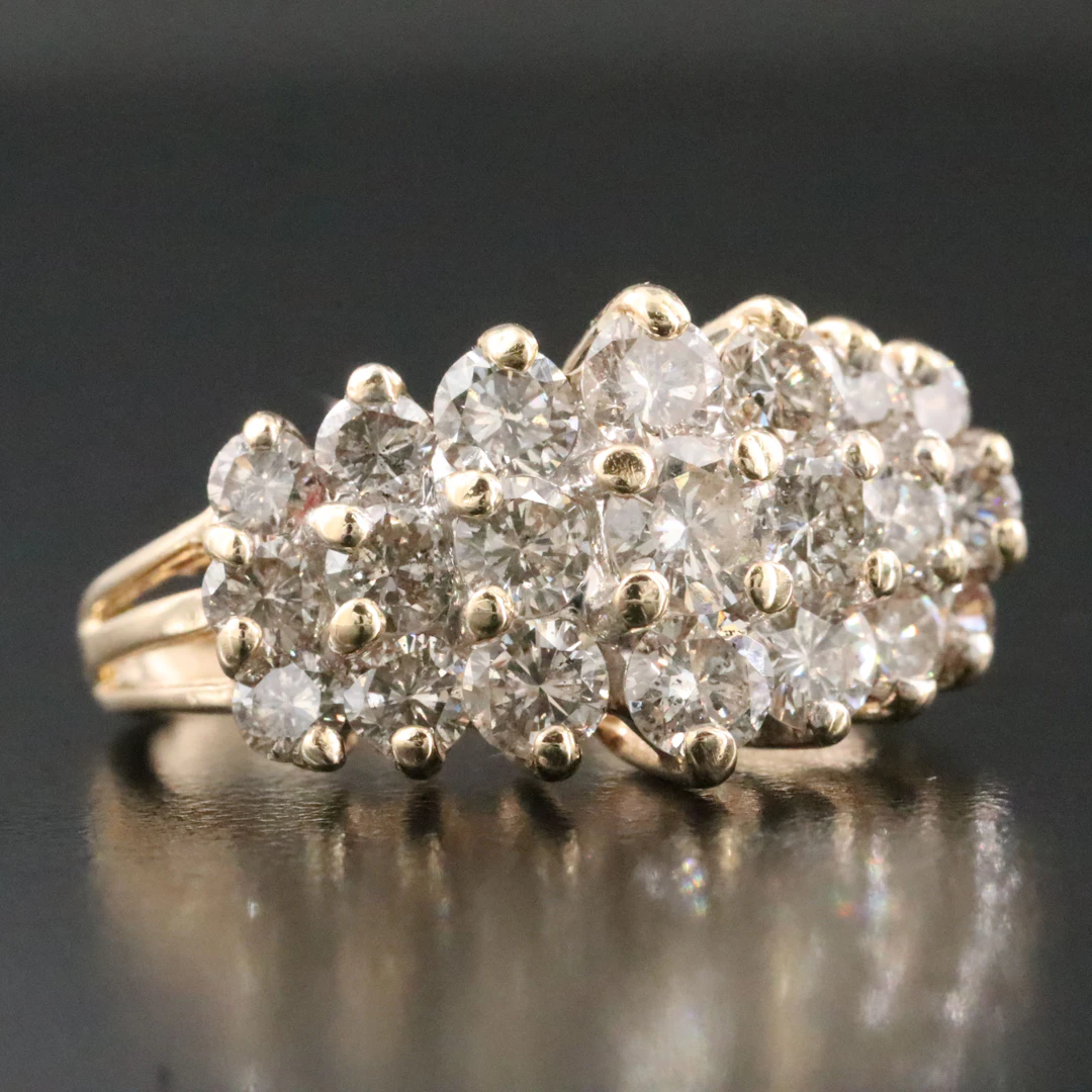14K 2.96 CTW Diamond Ring