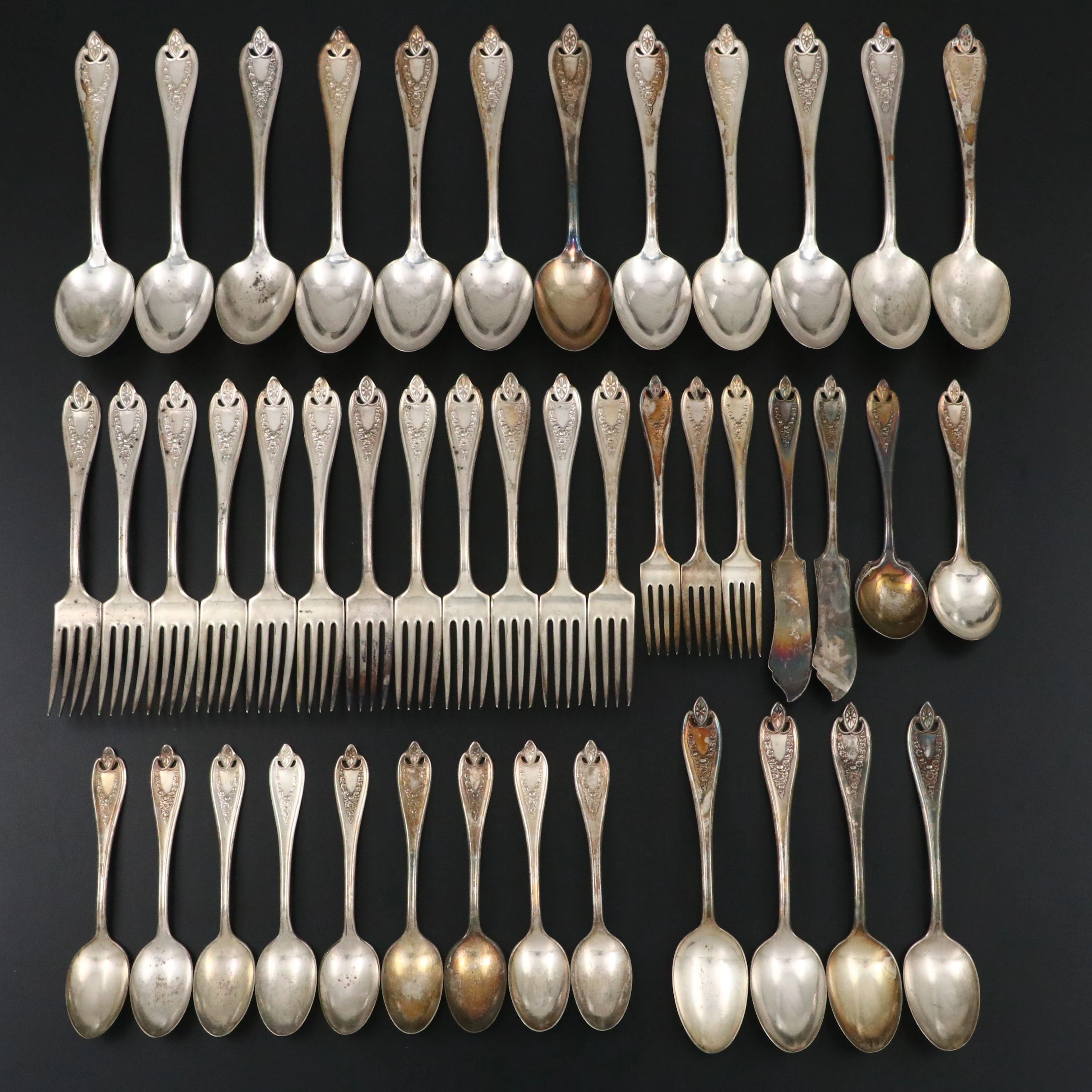 Rogers Bros. "Old Colony" Silver Plated Flatware