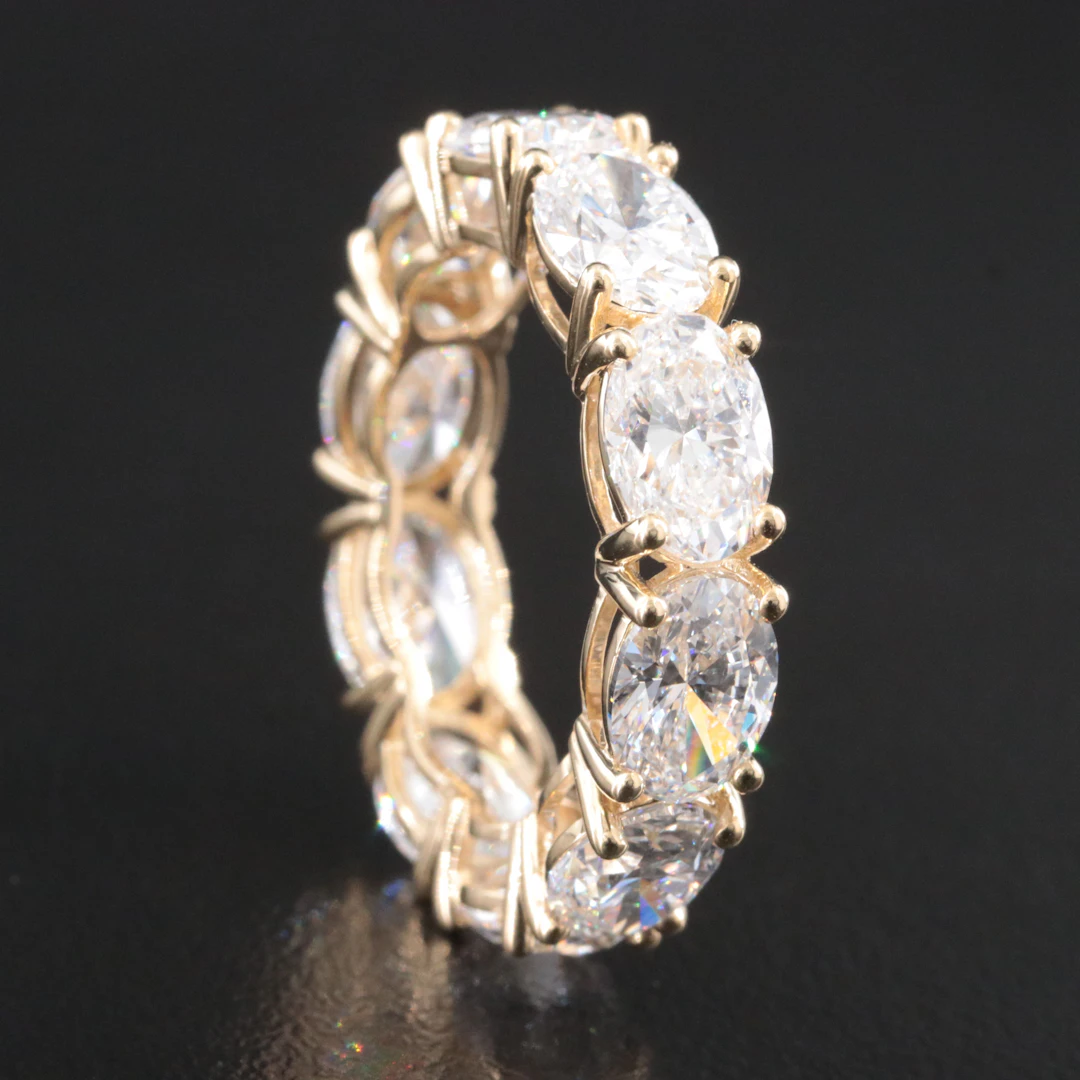 14K 7.08 CTW Lab Grown Diamond Eternity Band