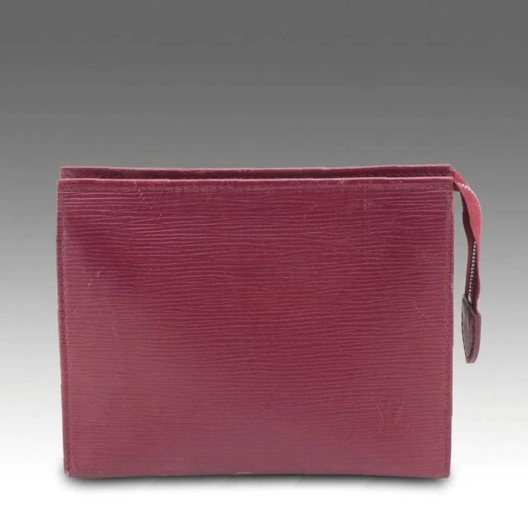 Louis Vuitton Toiletry Pouch 19 in Fuchsia Epi Leather