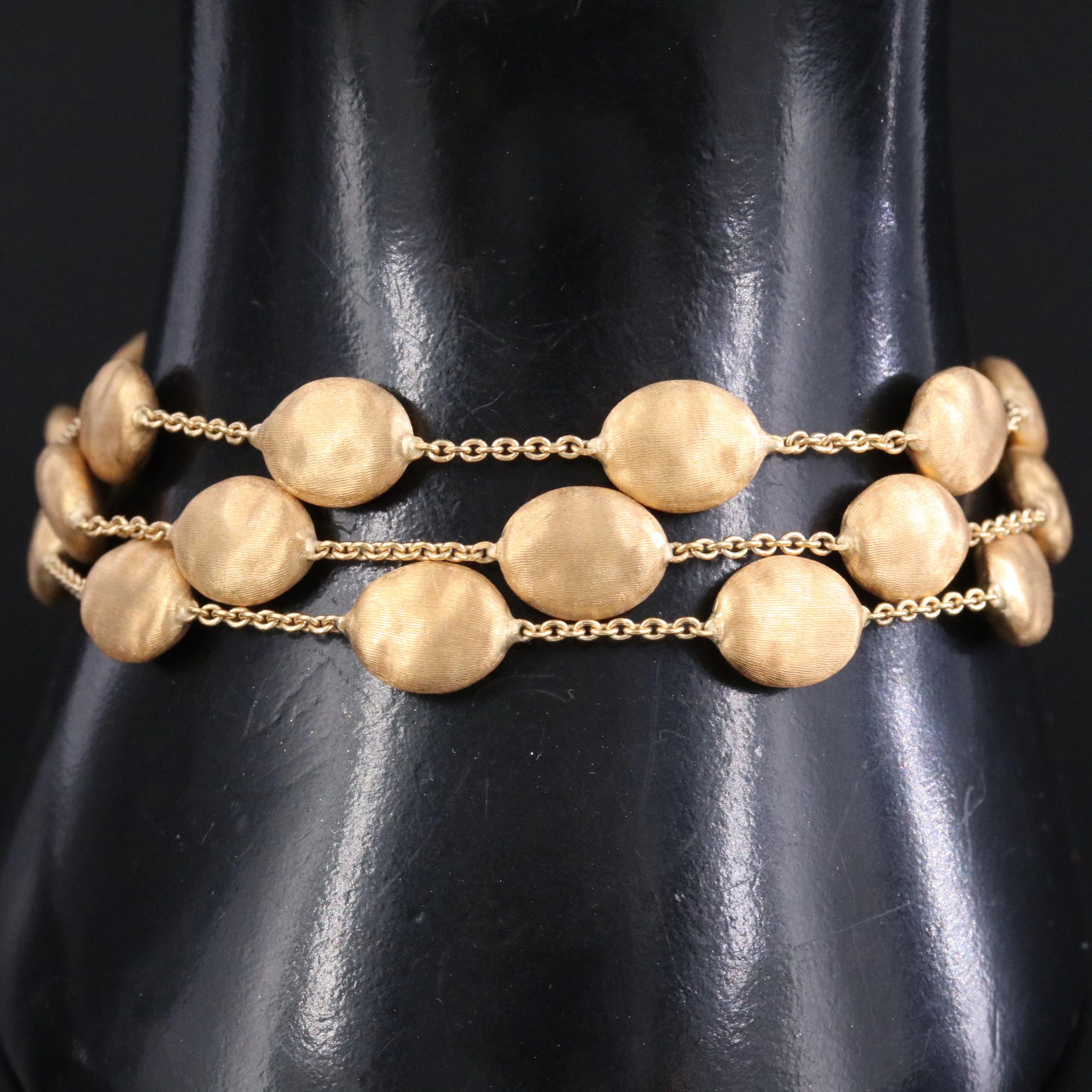 Marco Bicego Siviglia 18K Triple-Strand Bracelet