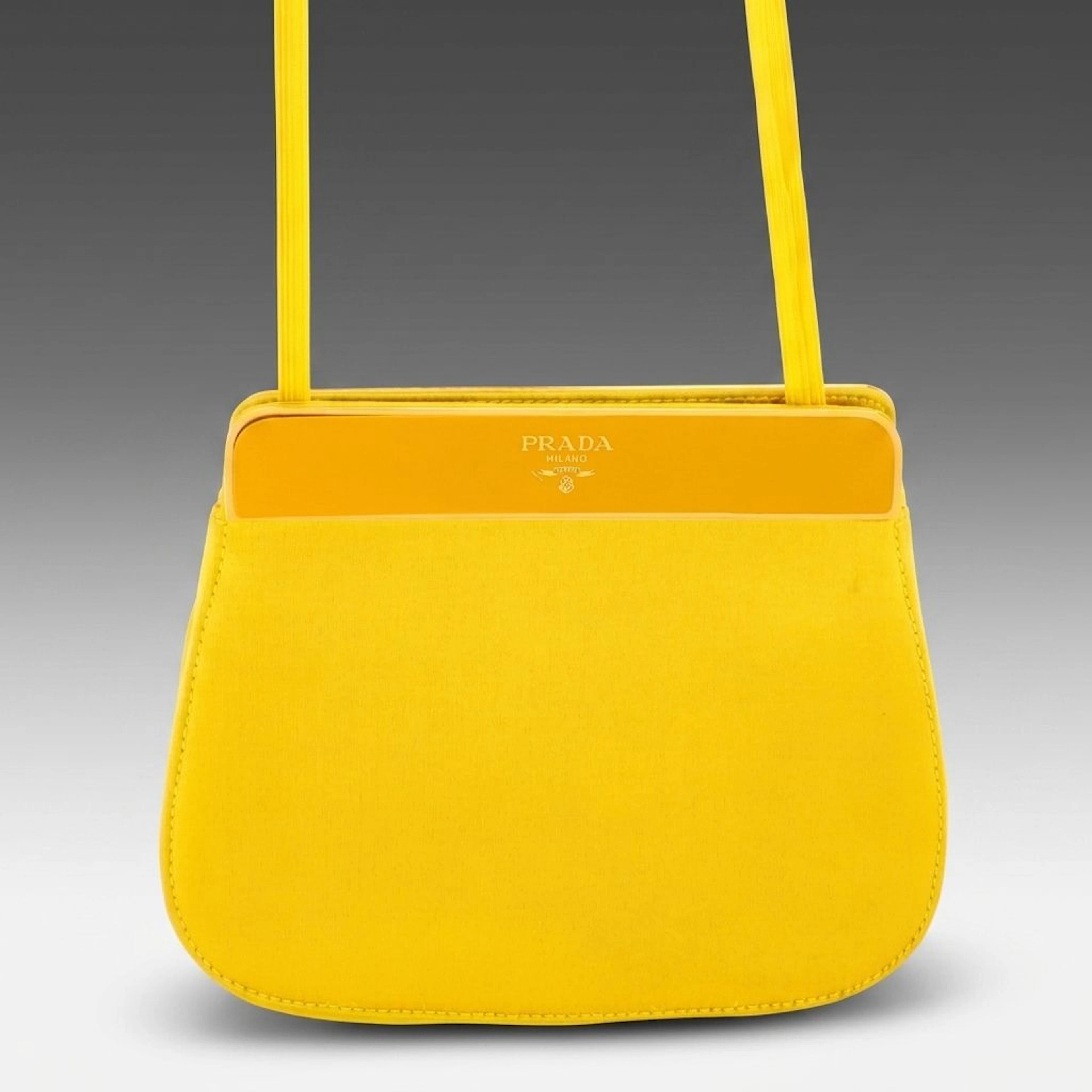 Prada Mini Bag B4486 in Oro Raso Textile, Vintage