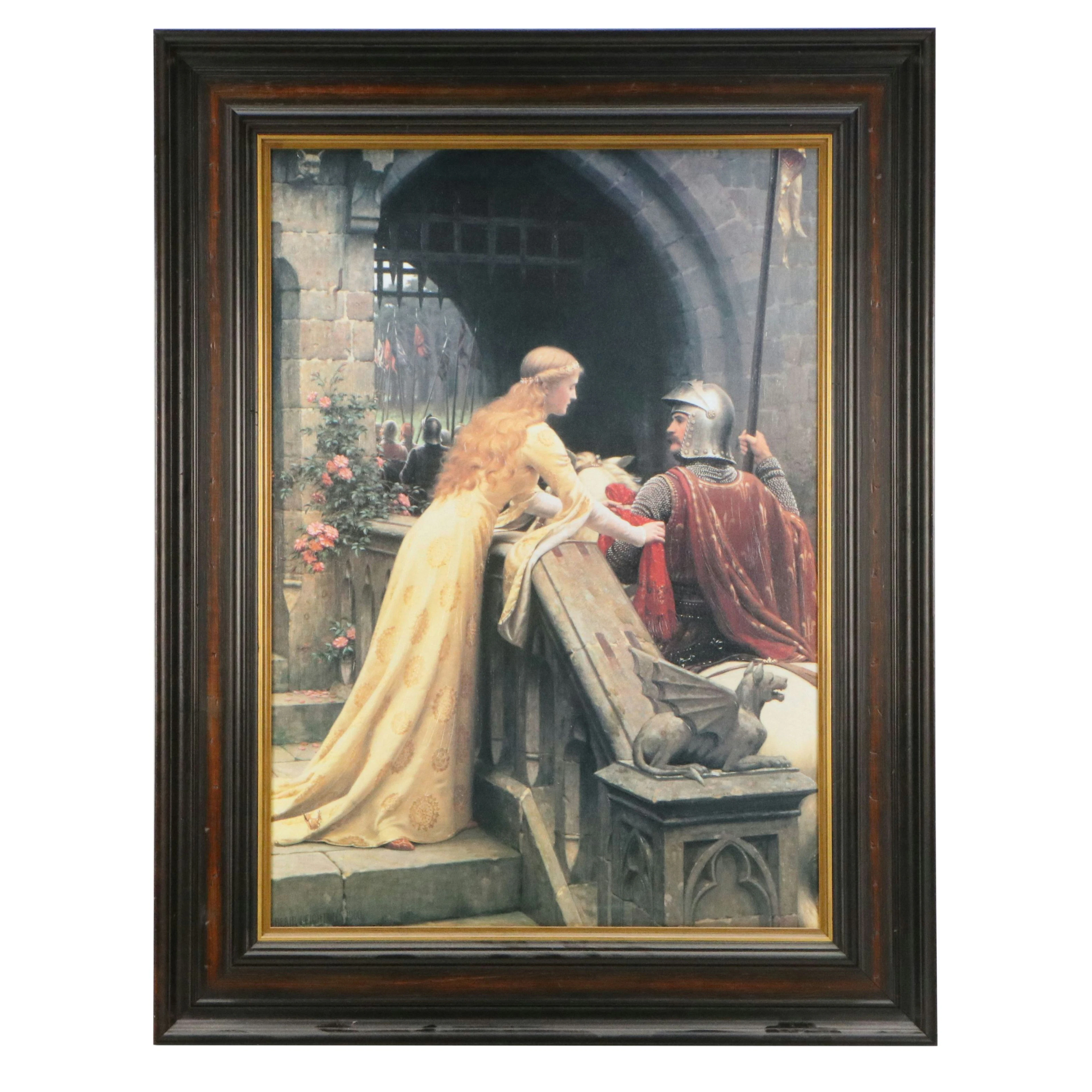 Offset Litho After Edmund Blair Leighton "God Speed," Late 20th to 21st C.