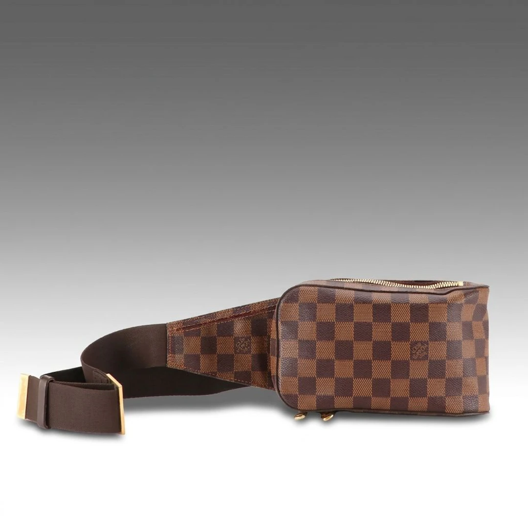 Louis Vuitton Geronimos Sling Bag in Damier Ebene Canvas
