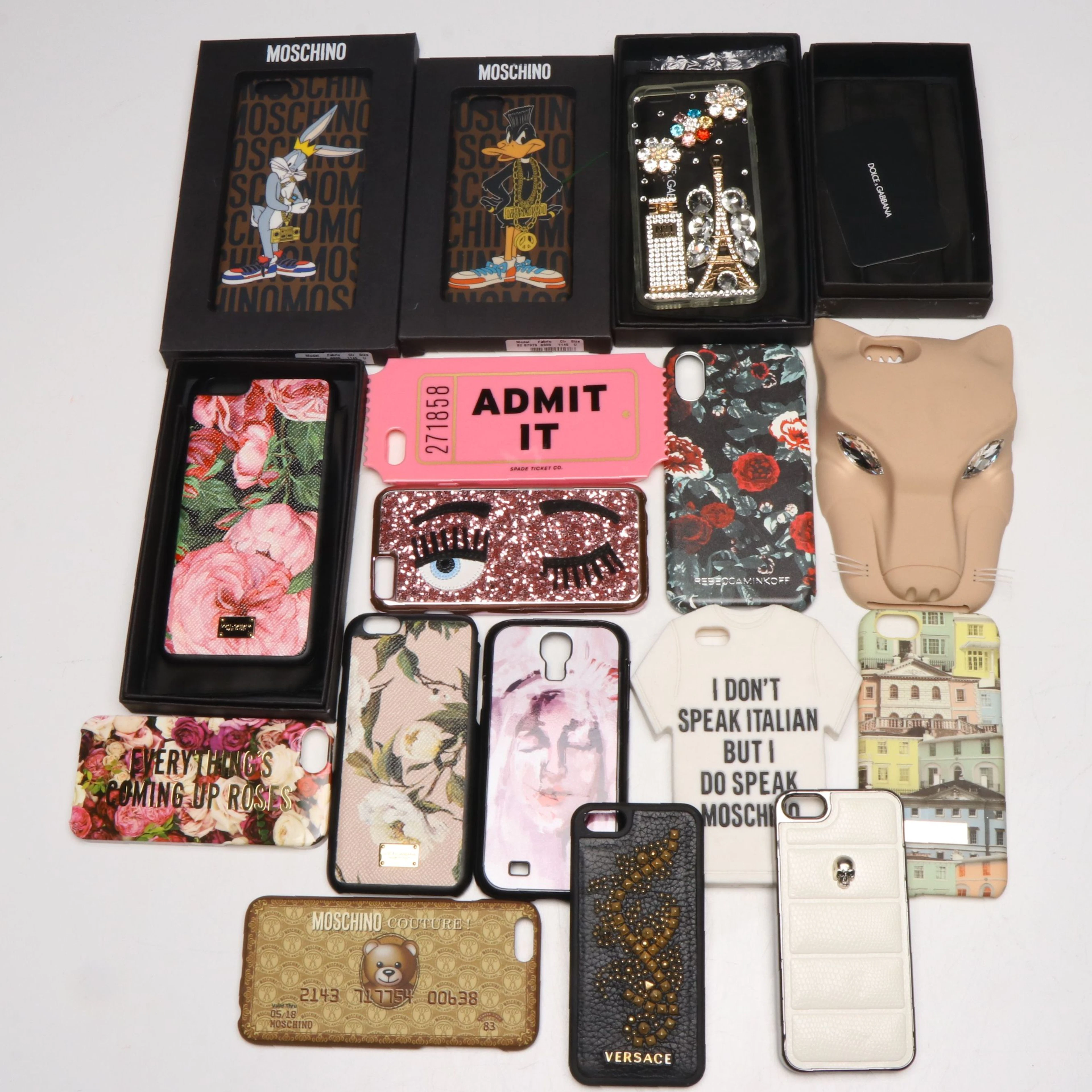 Moschino, Versace, Dolce & Gabbana and More Phone Cases
