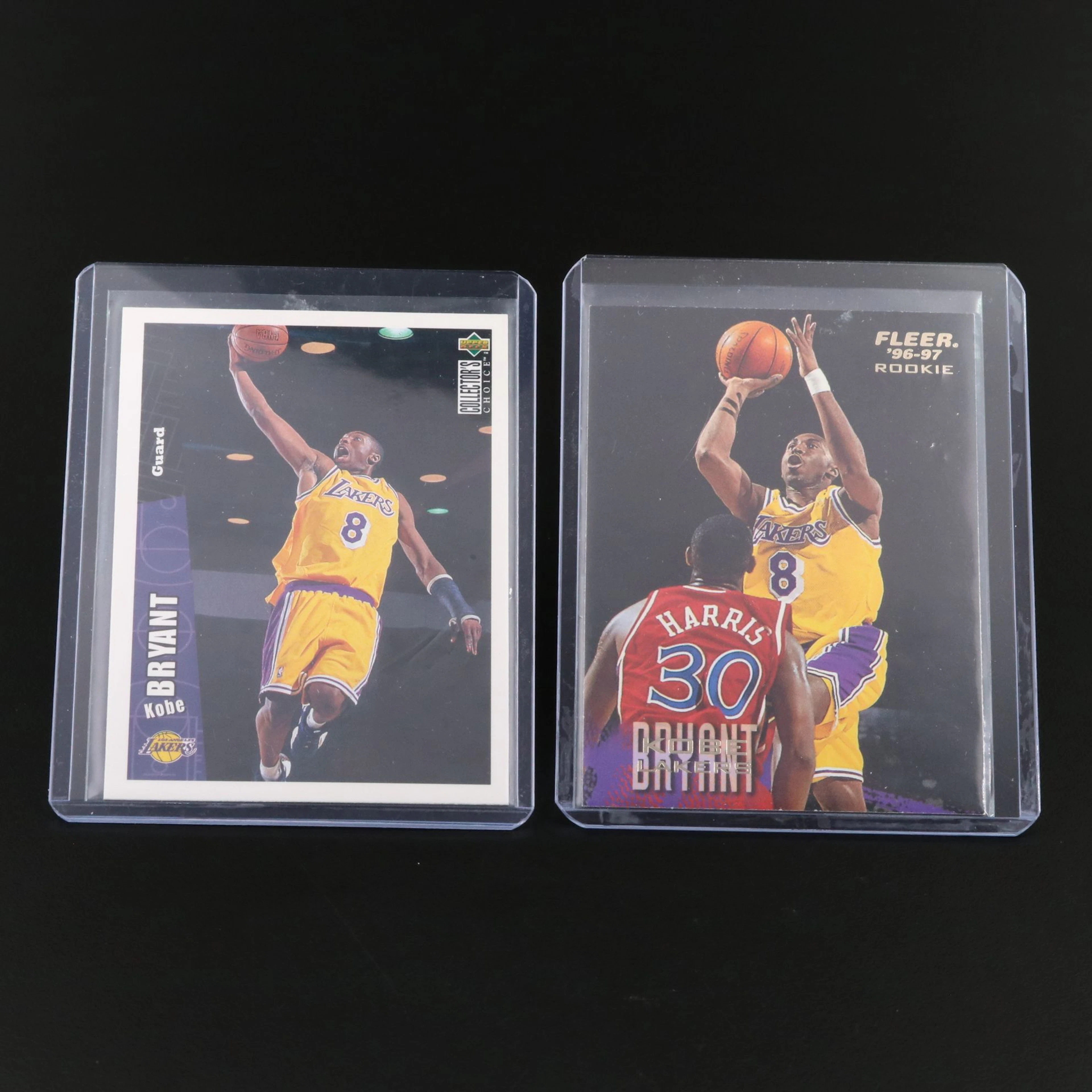 1996 Collector’s Choice and Fleer Kobe Bryant Rookie Basketball Cards
