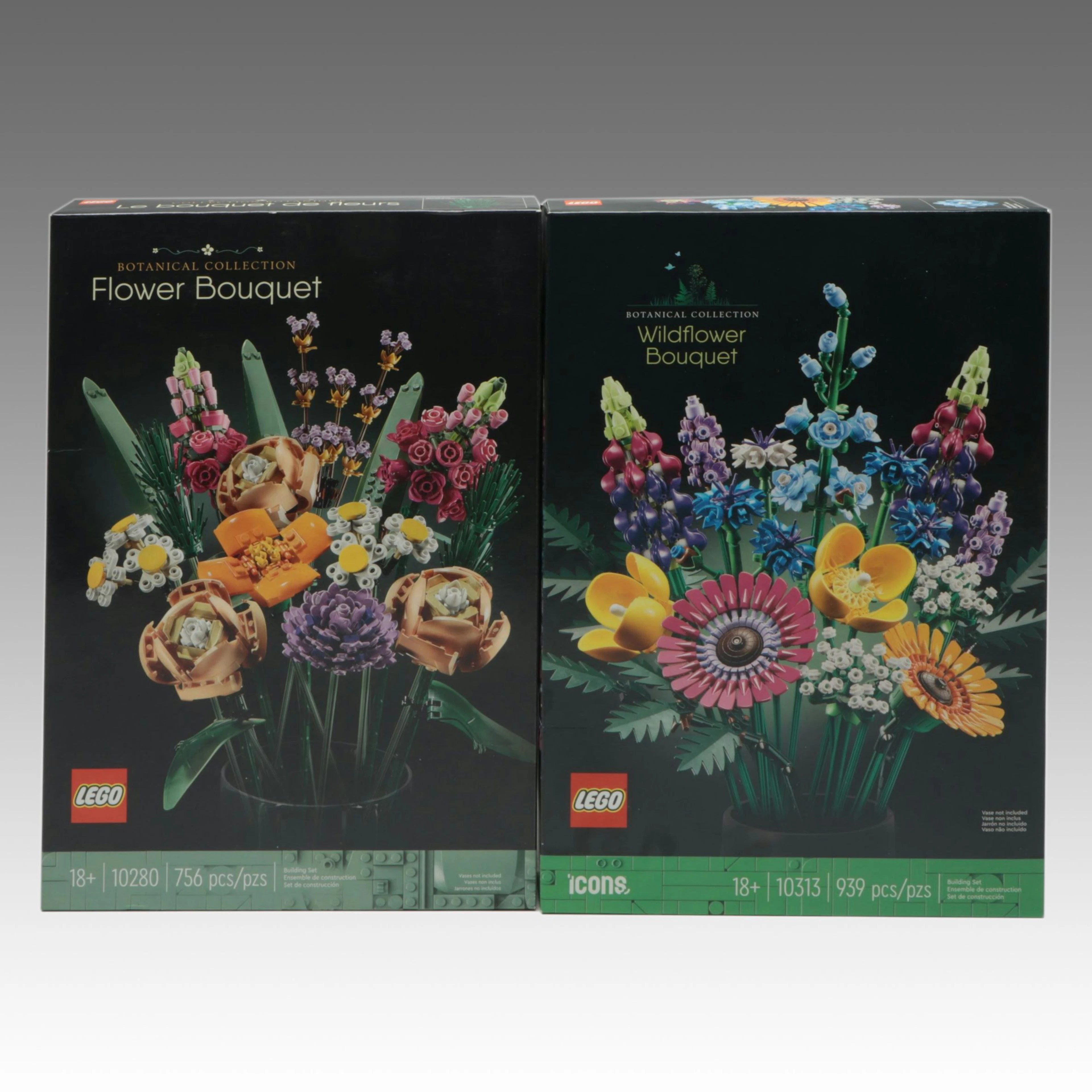 LEGO Icons Botanical Collection Building Sets, 21st C.