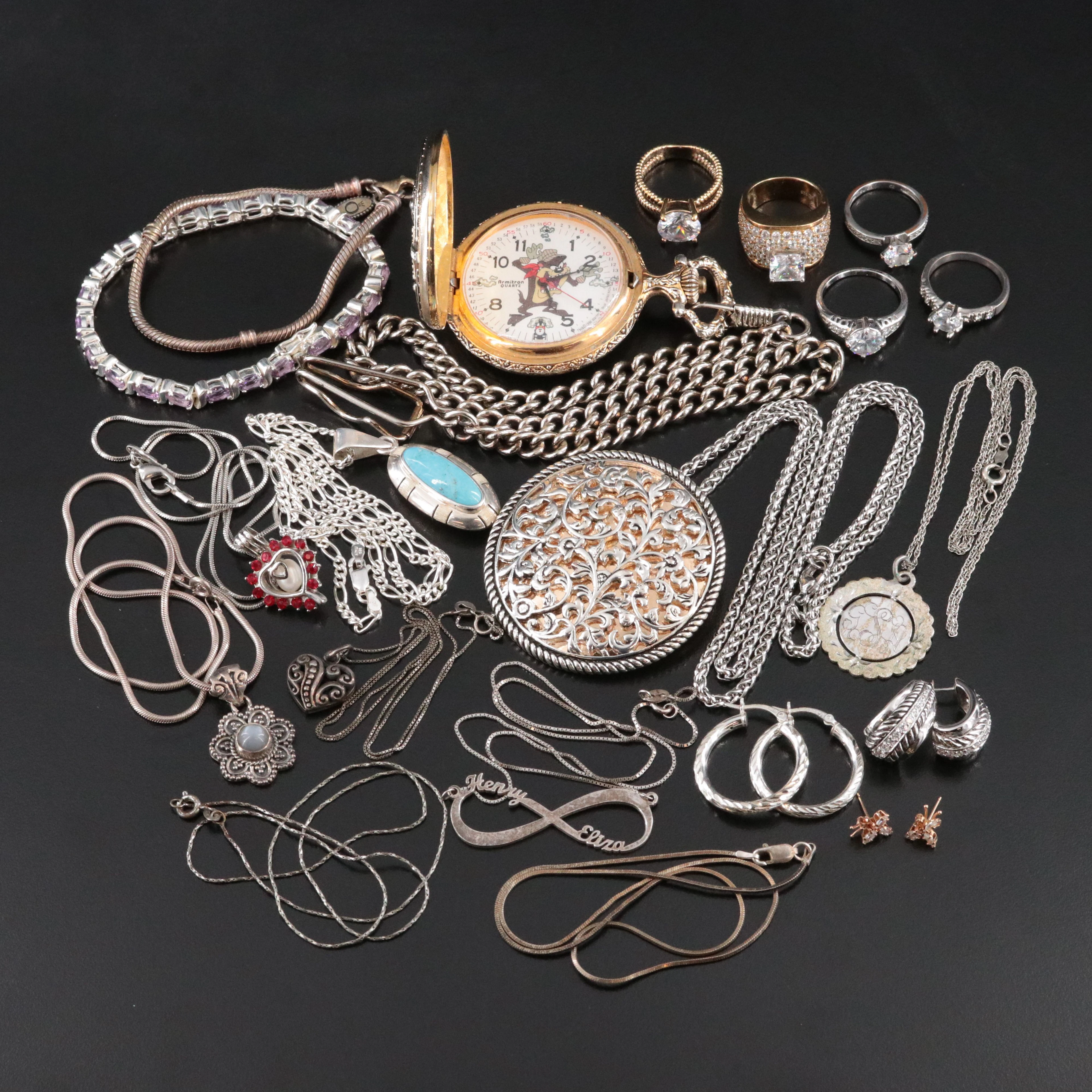 Pandora, Sterling, Turquoise and 10K Featured in Jewelry Collection
