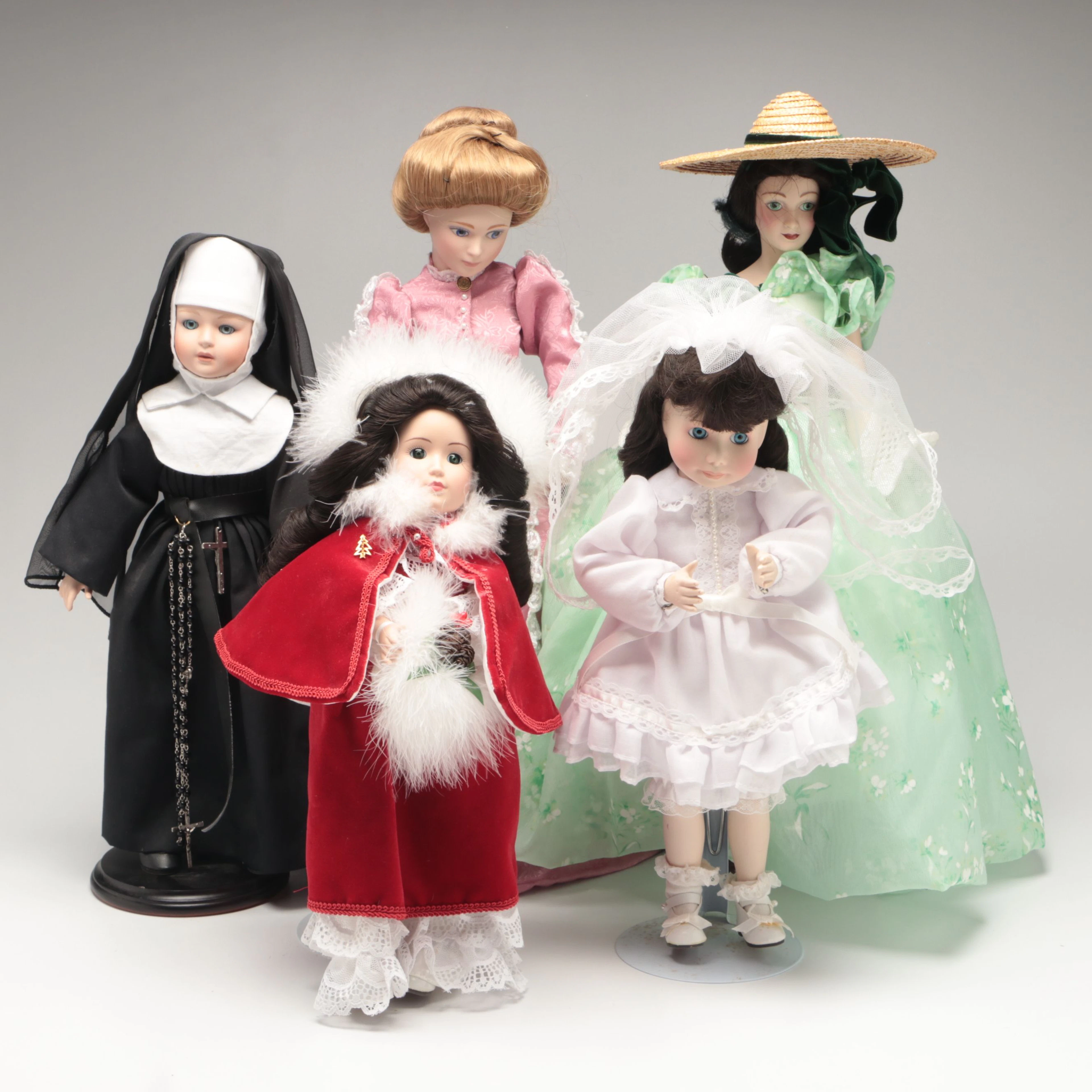Franklin Heirloom and Other Porcelain Dolls