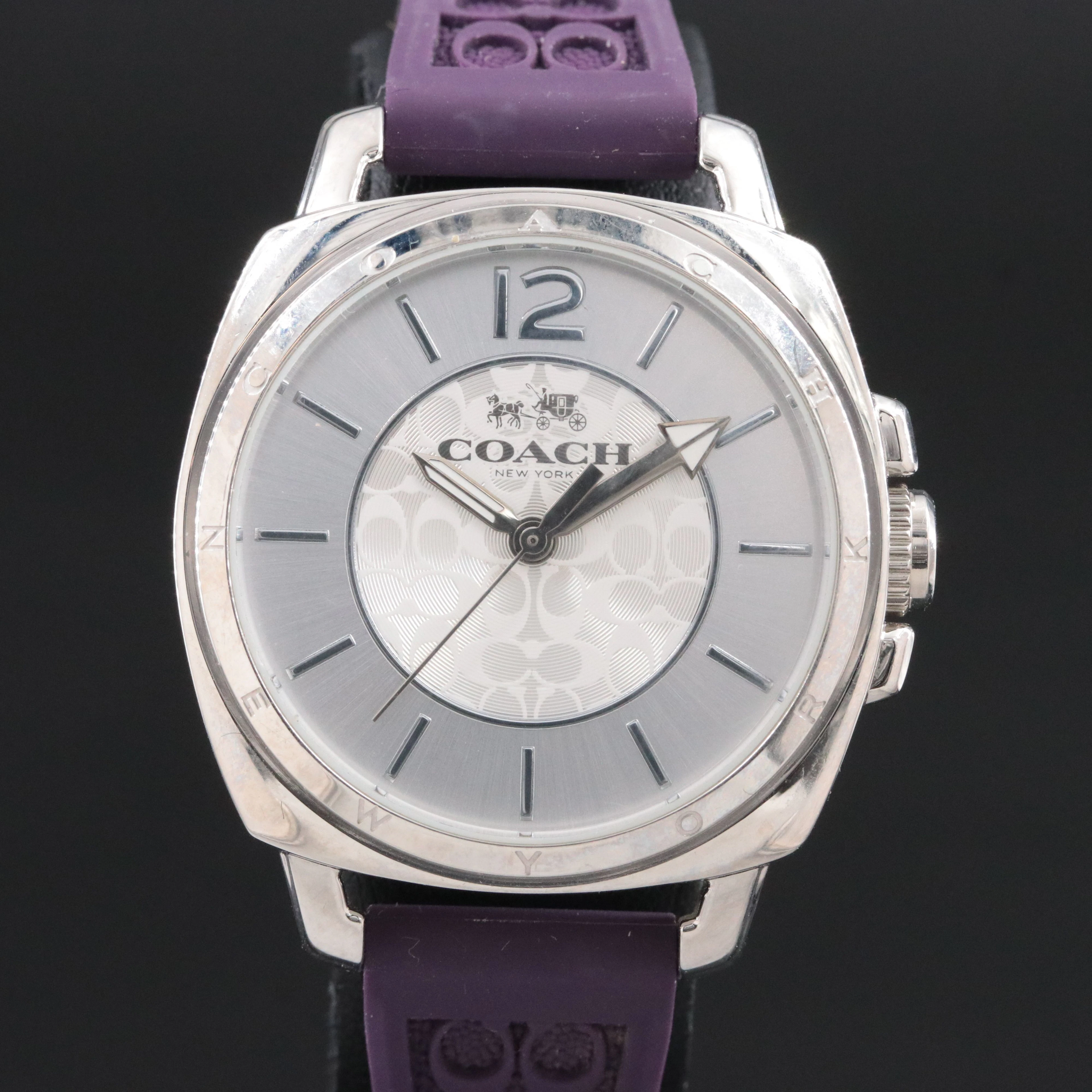 Coach Signature Stainless Steel Quartz Dress Watch
