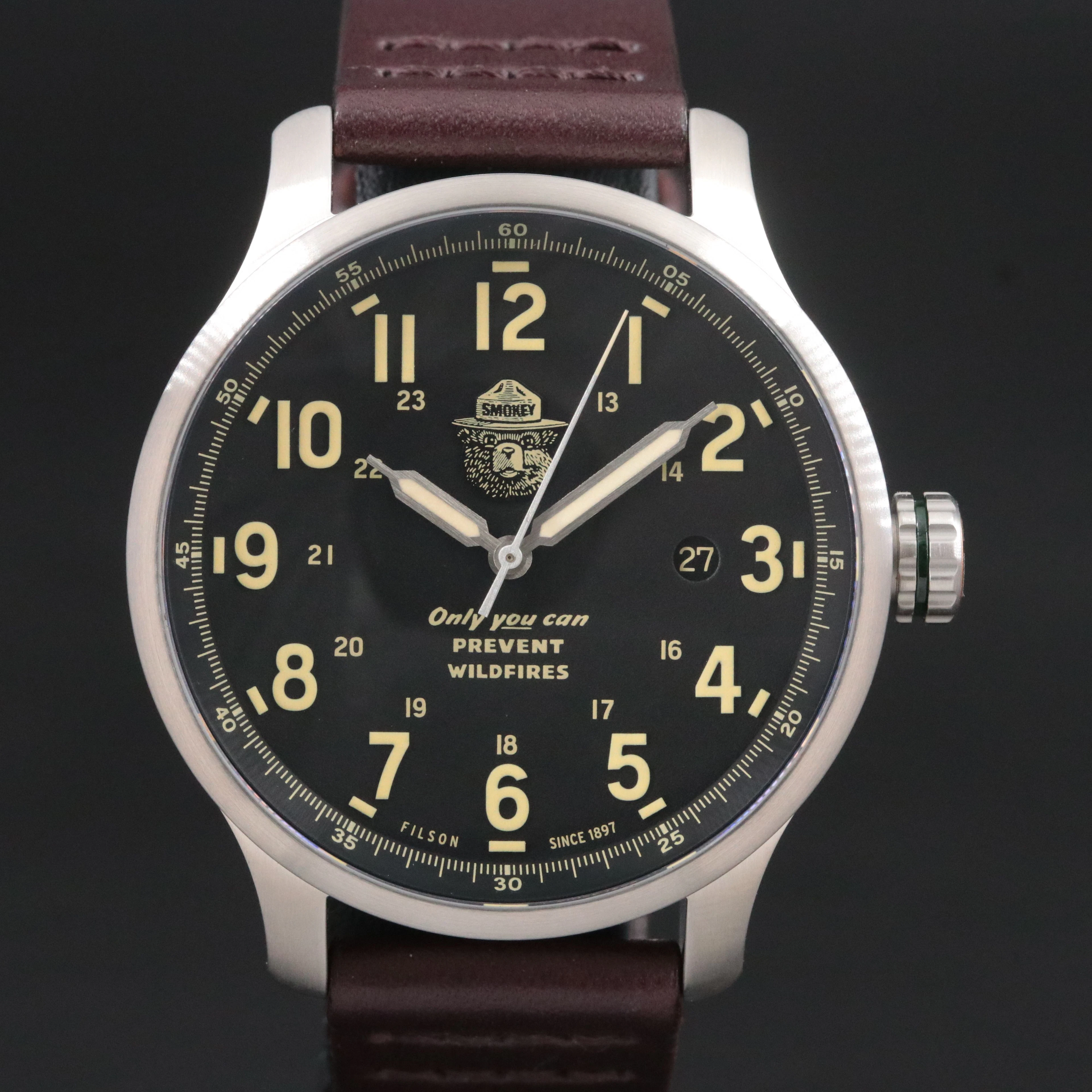 Filson Smokey Bear by Shinola Limited Edition Watch