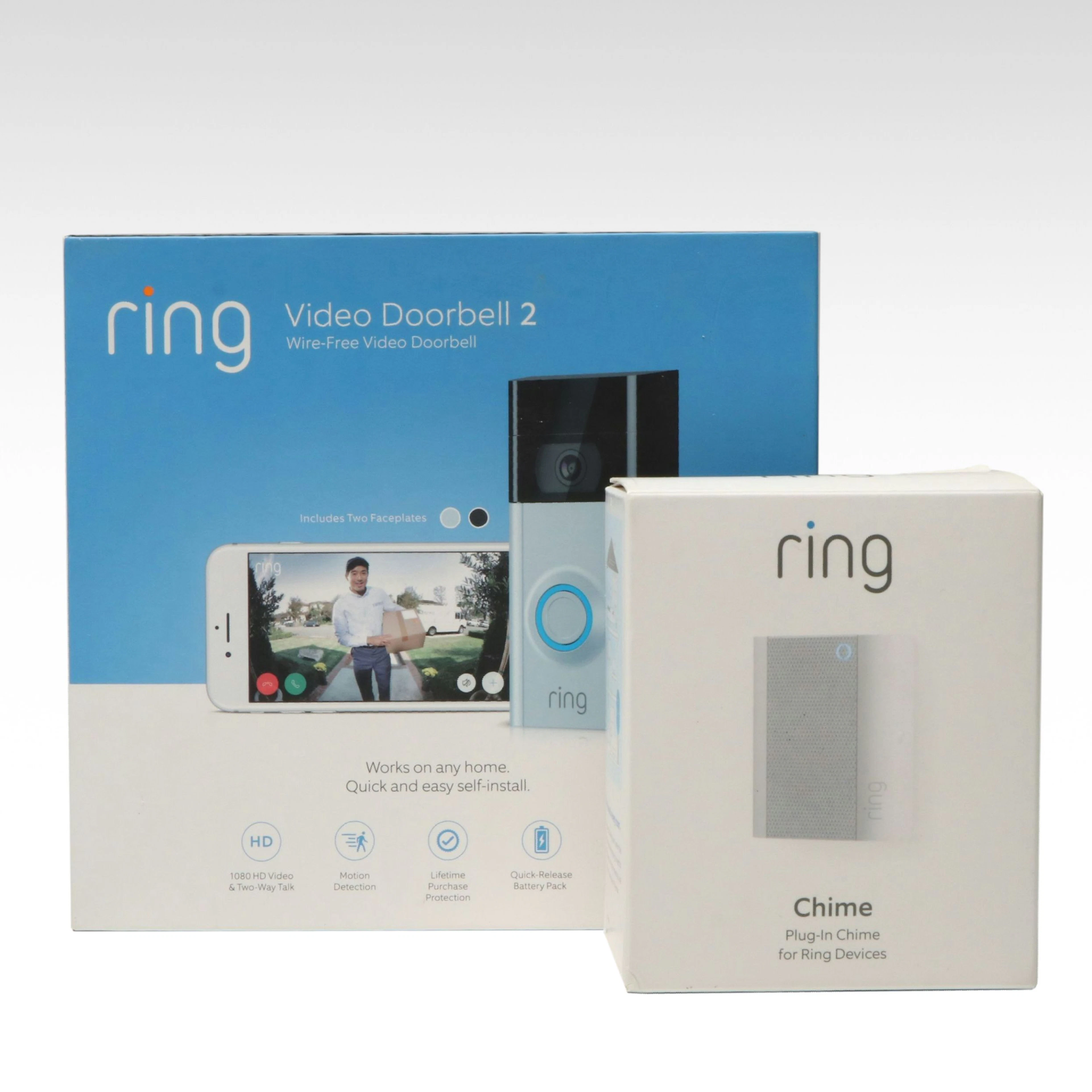 Ring Video Doorbell Camera with Chime