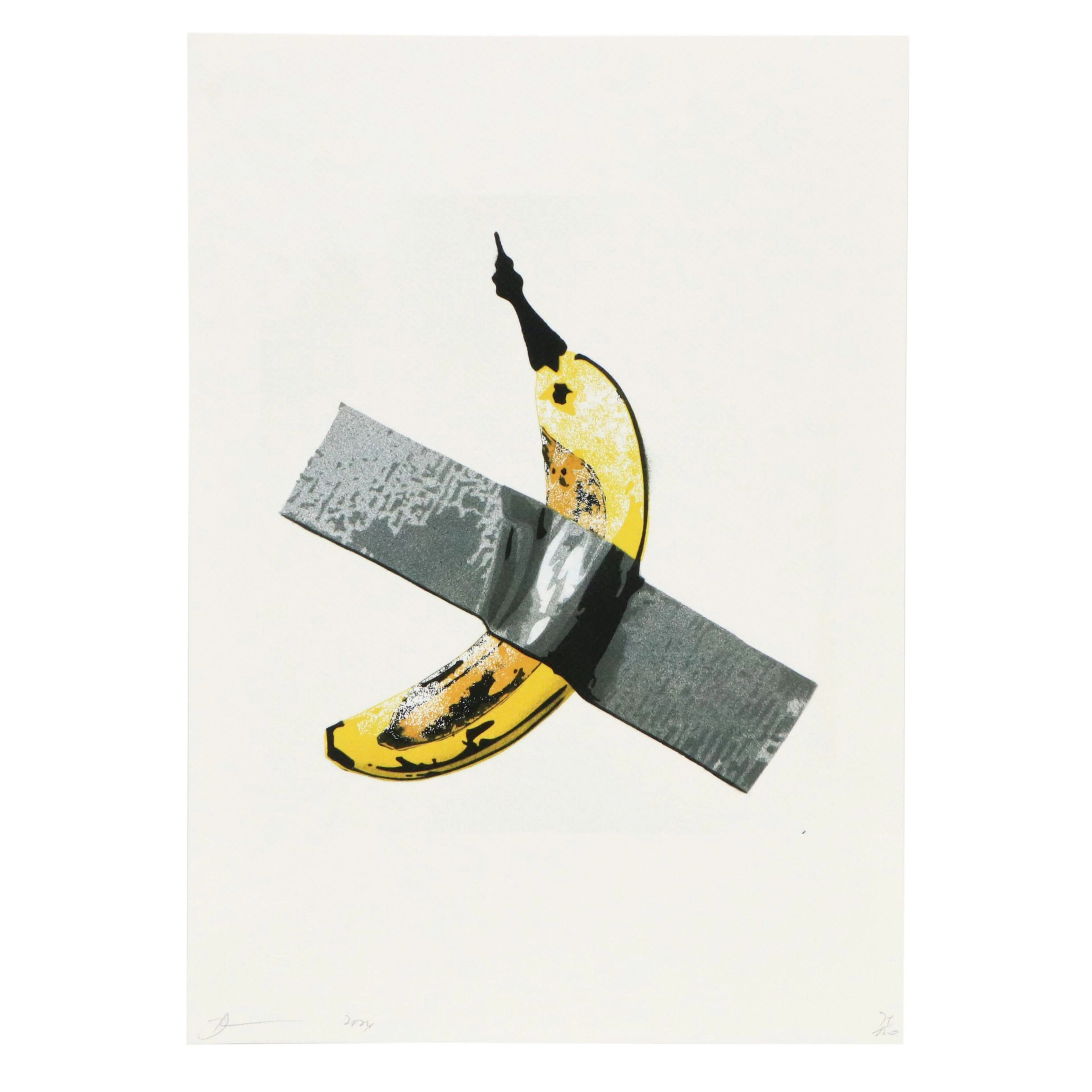 Death NYC Pop Art Graphic Print After Maurizio Cattelan, 2024