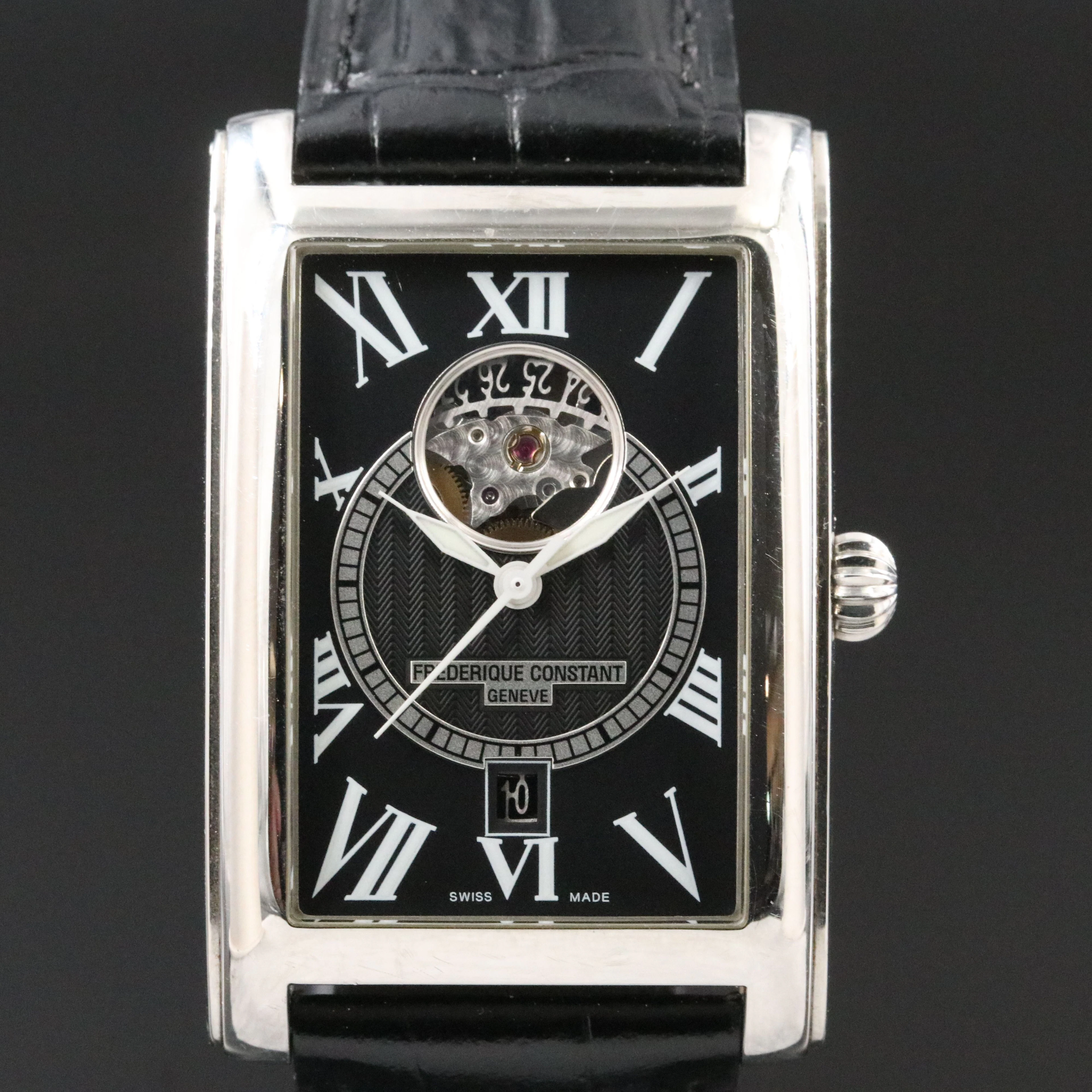 Frederique Constant Carree Heart Beat 31x47mm Automatic Watch