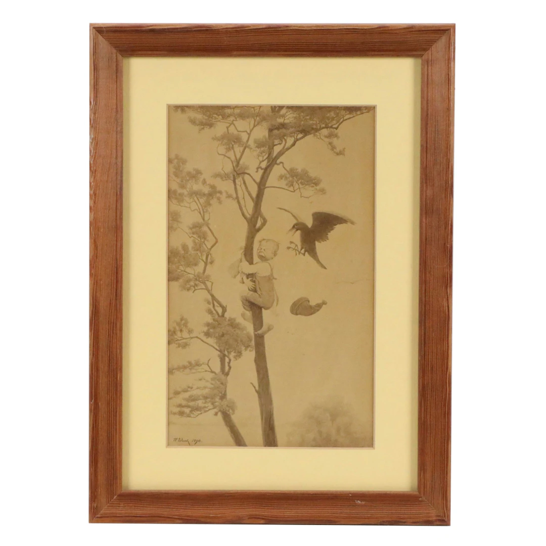 Photographic Reproduction After Niels Wiwel "Quoth the Raven 'Nevermore'"