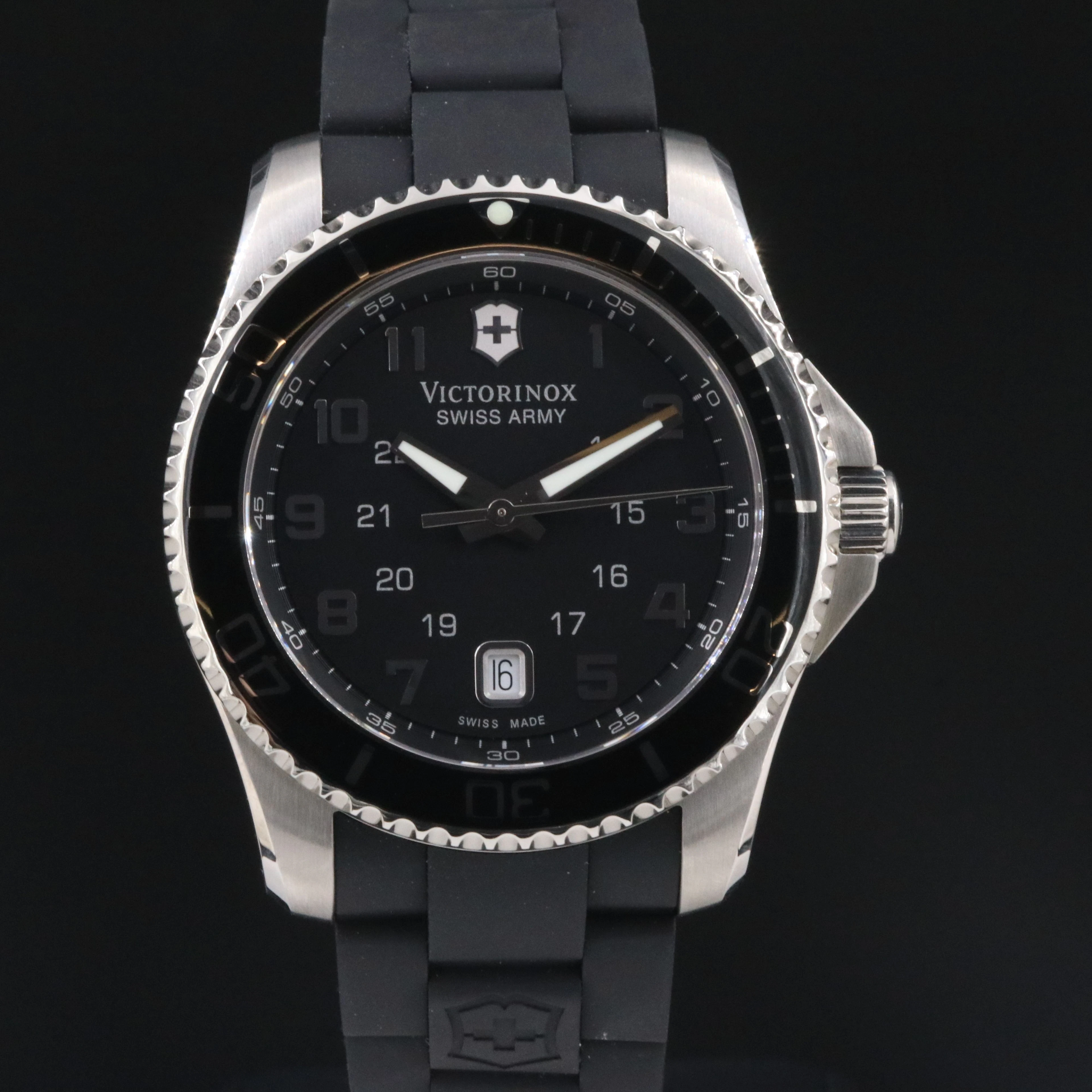 Victorinox Swiss Army Maverick St. Steel Date Quartz Watch