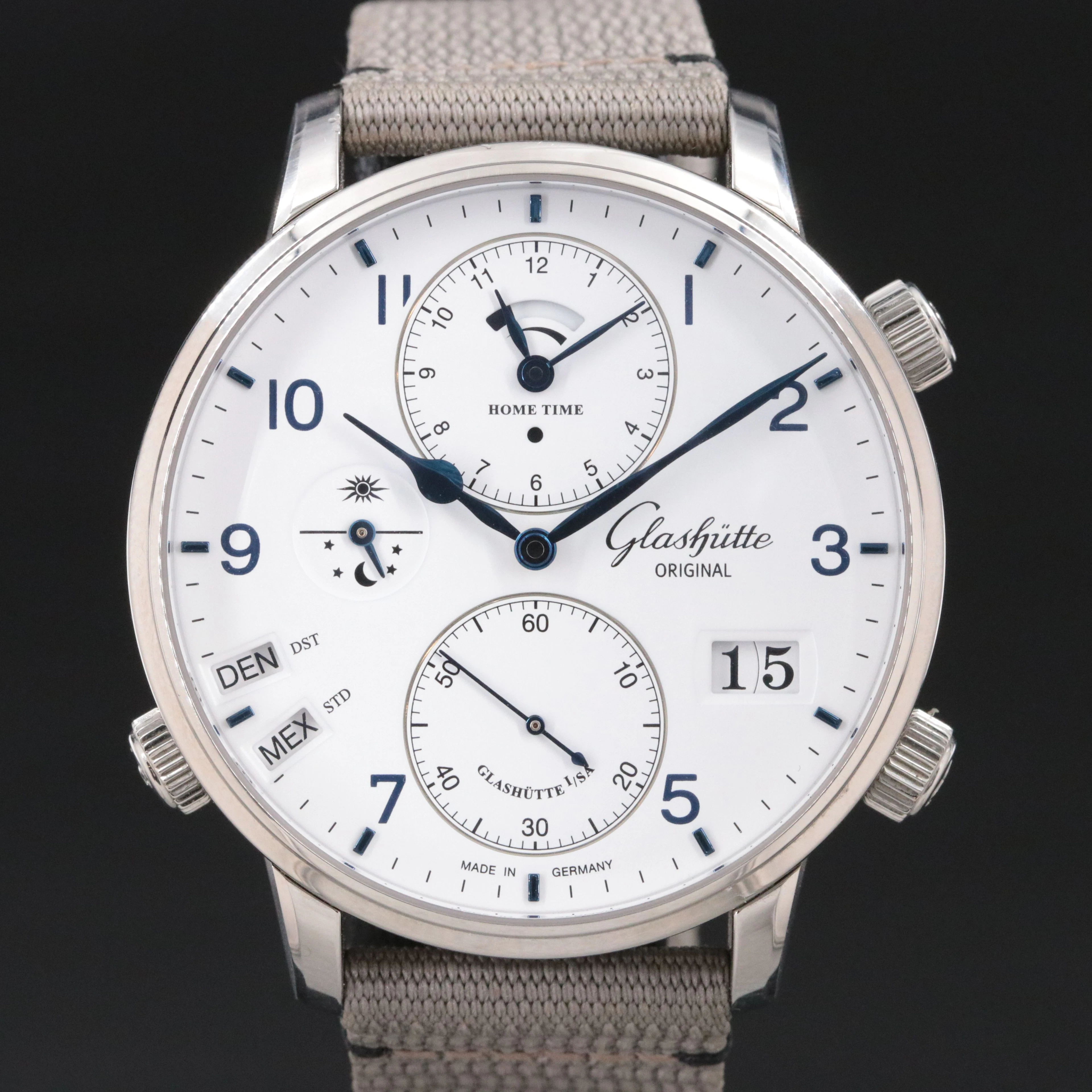 Glashütte Original Senator Cosmopolite Automatic Steel Watch