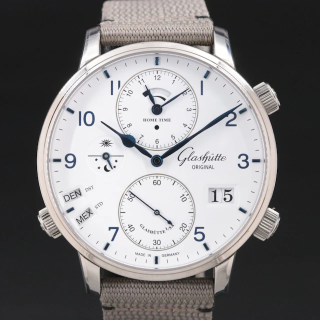 Glashütte Original Senator Cosmopolite Automatic Steel Watch