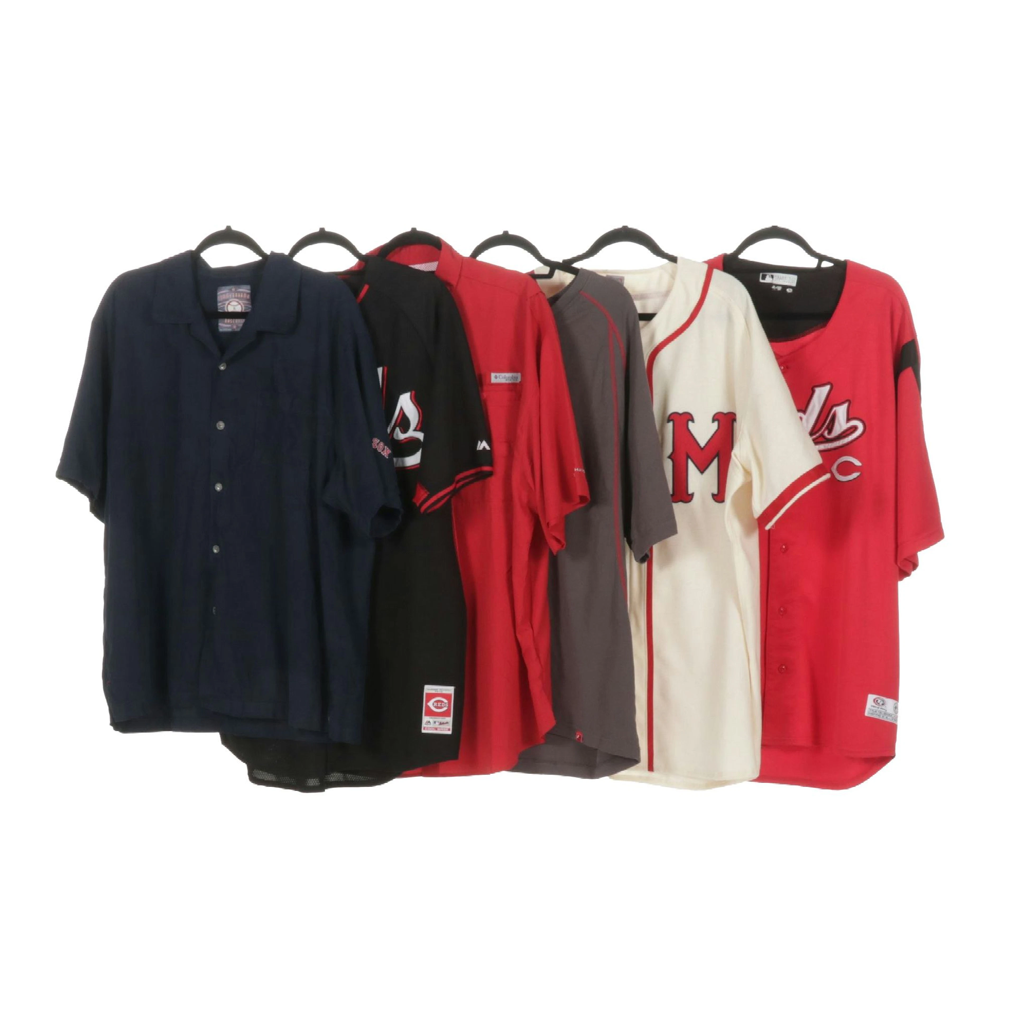 Cincinnati Reds Jerseys with Tommy Bahama Silk Button Down and More, XL