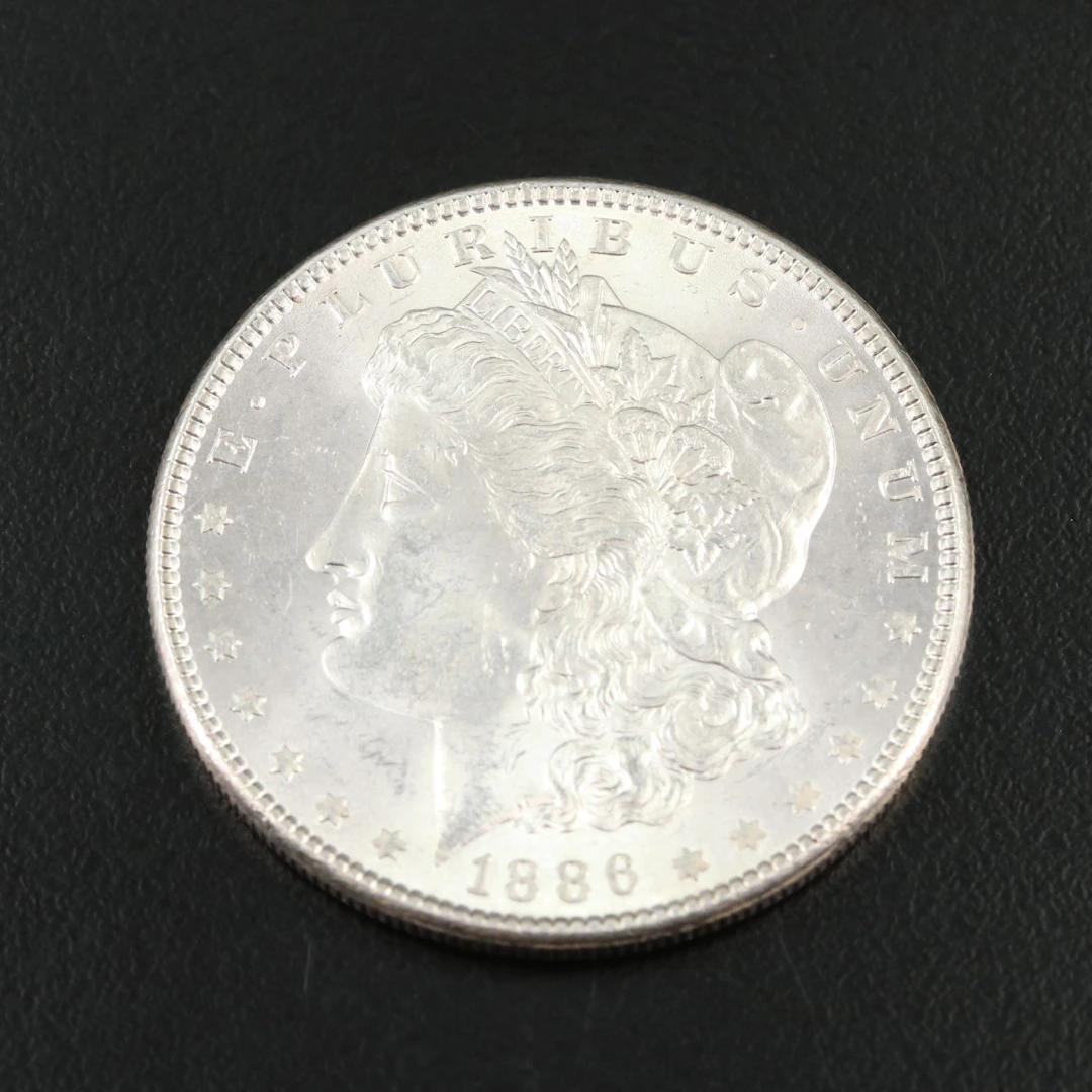 1886 Morgan Silver Dollar
