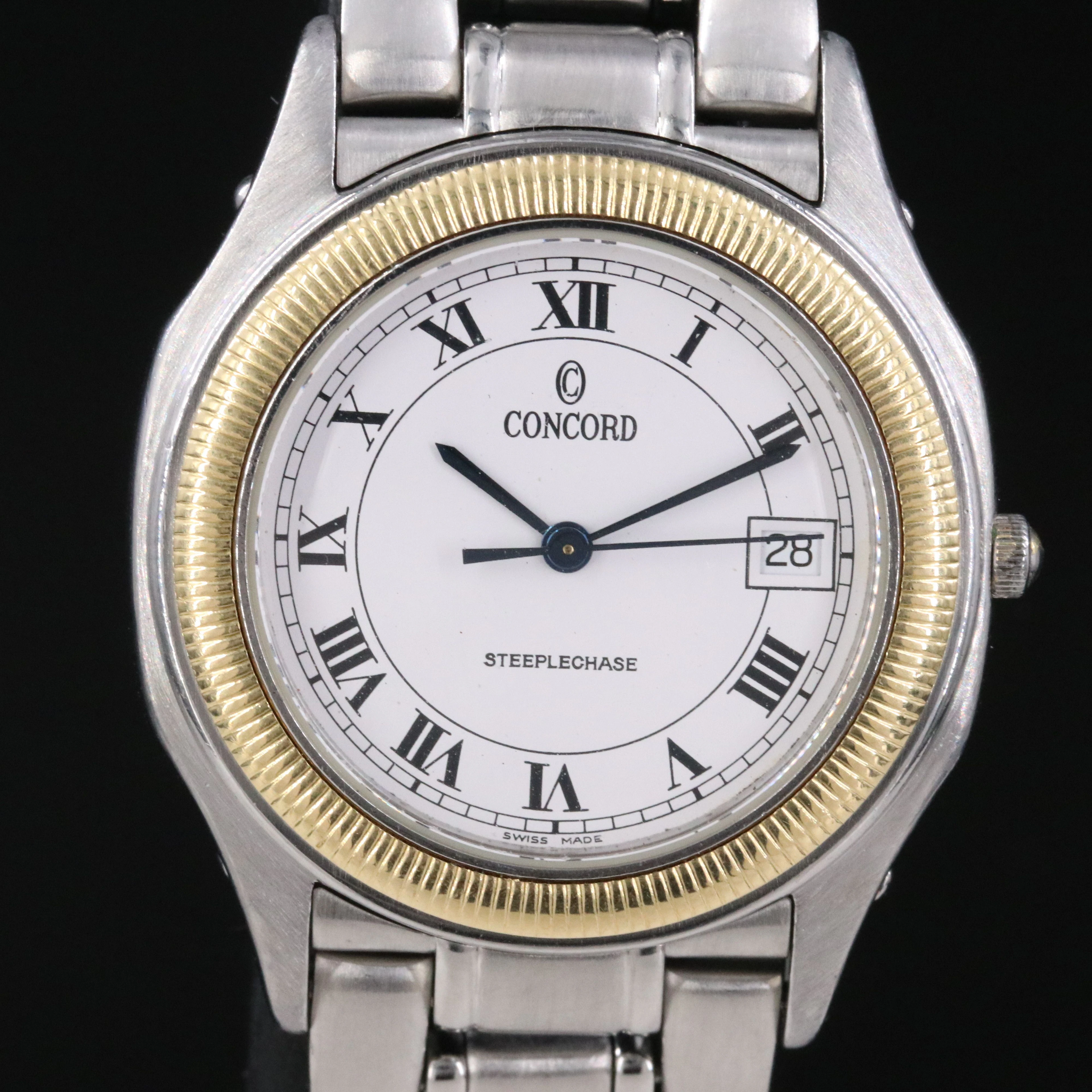 Concord Steeplechase 18K and Stainless Steel Swiss Quartz Watch #867965